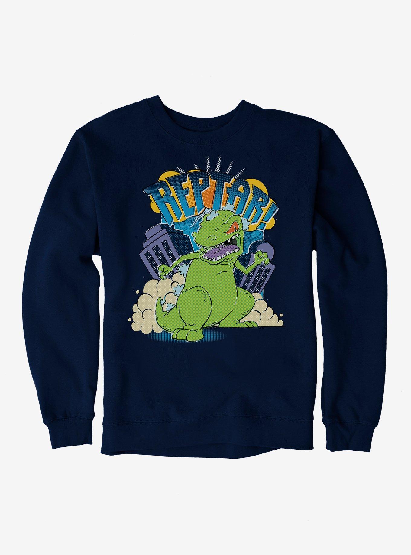 Rugrats Reptar In The City Sweatshirt, , hi-res