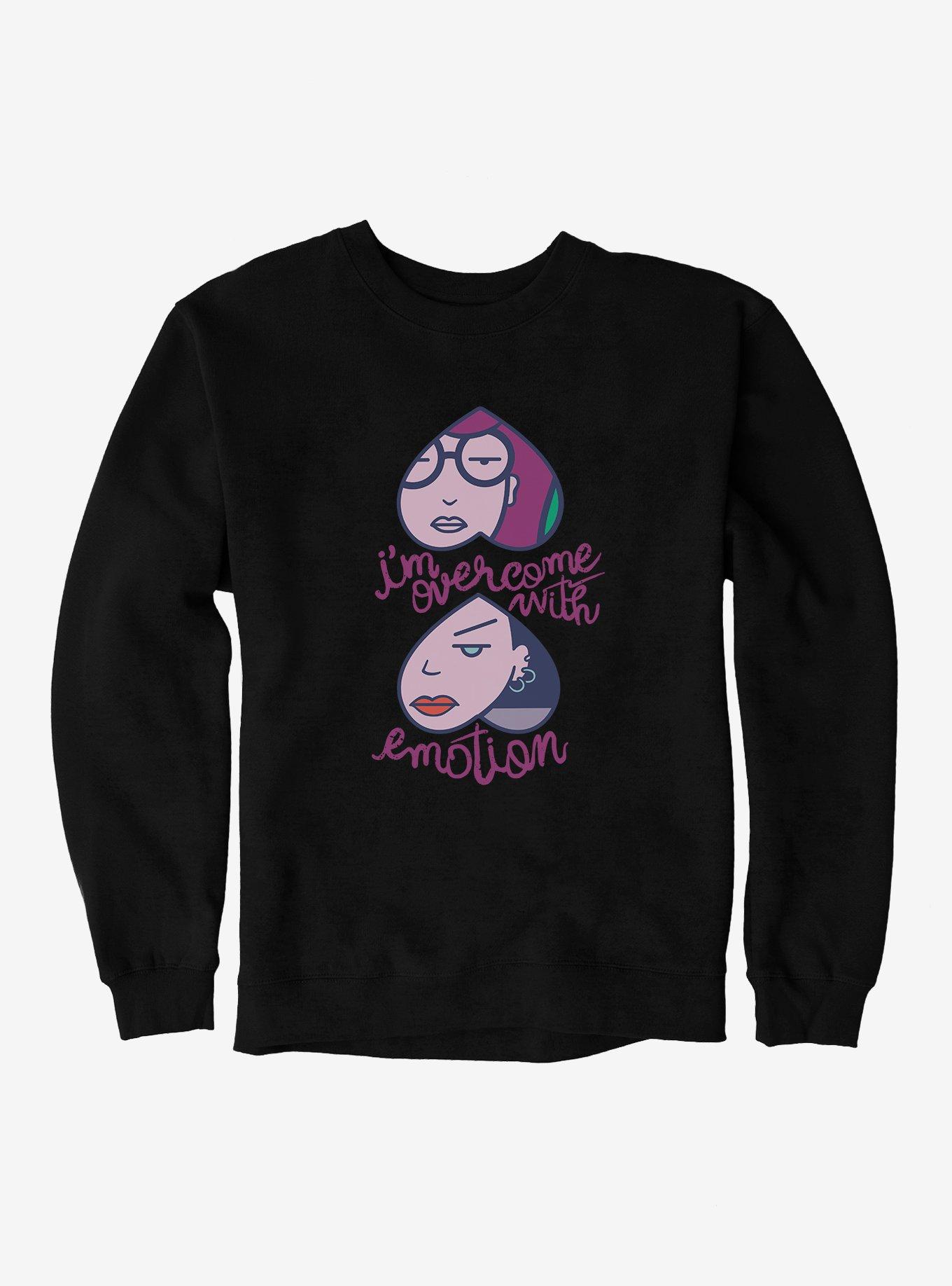 Daria Overcome with Emotion BFF Hearts Sweatshirt, , hi-res
