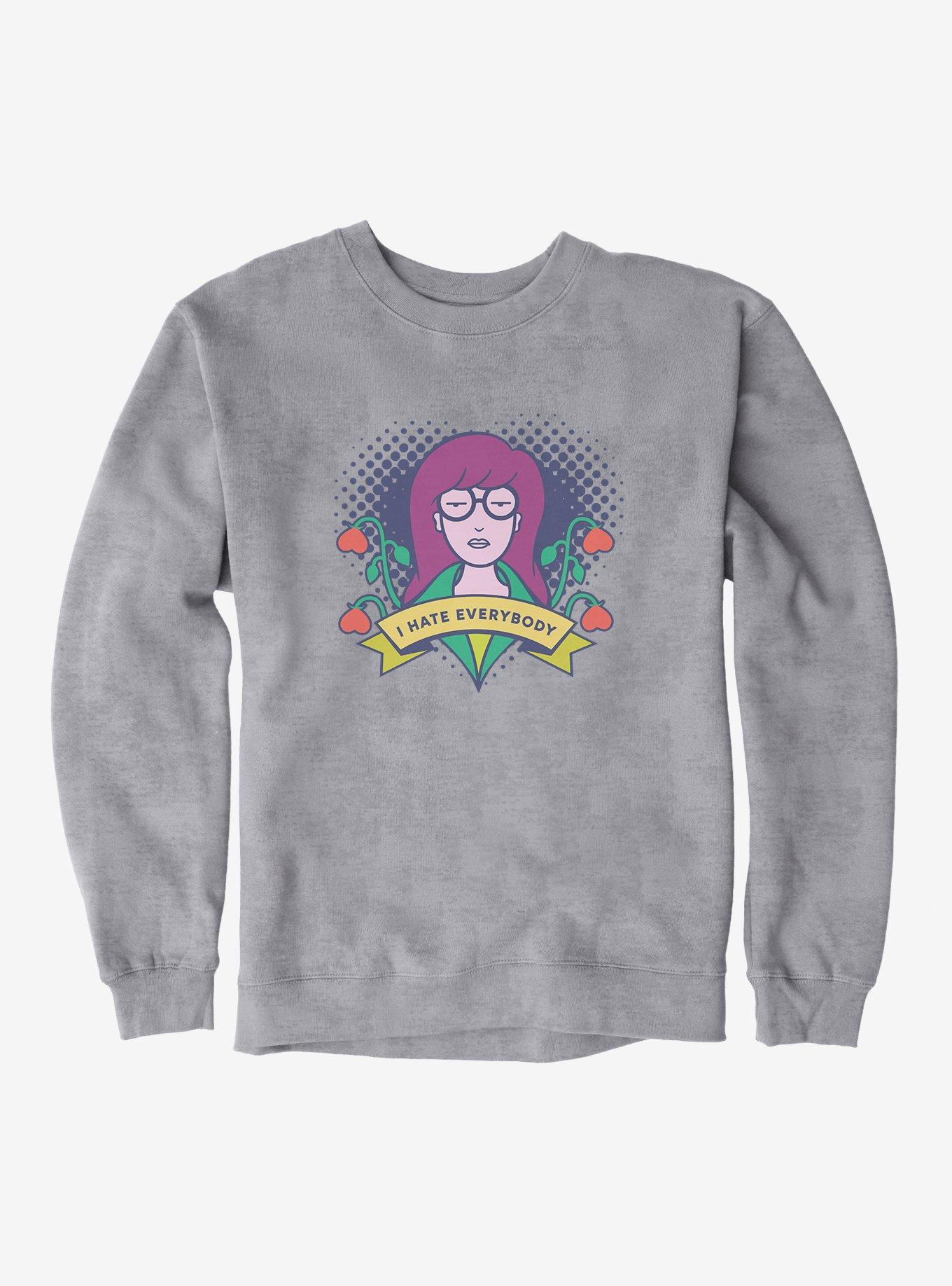 Daria I Hate Everybody Sweatshirt, , hi-res