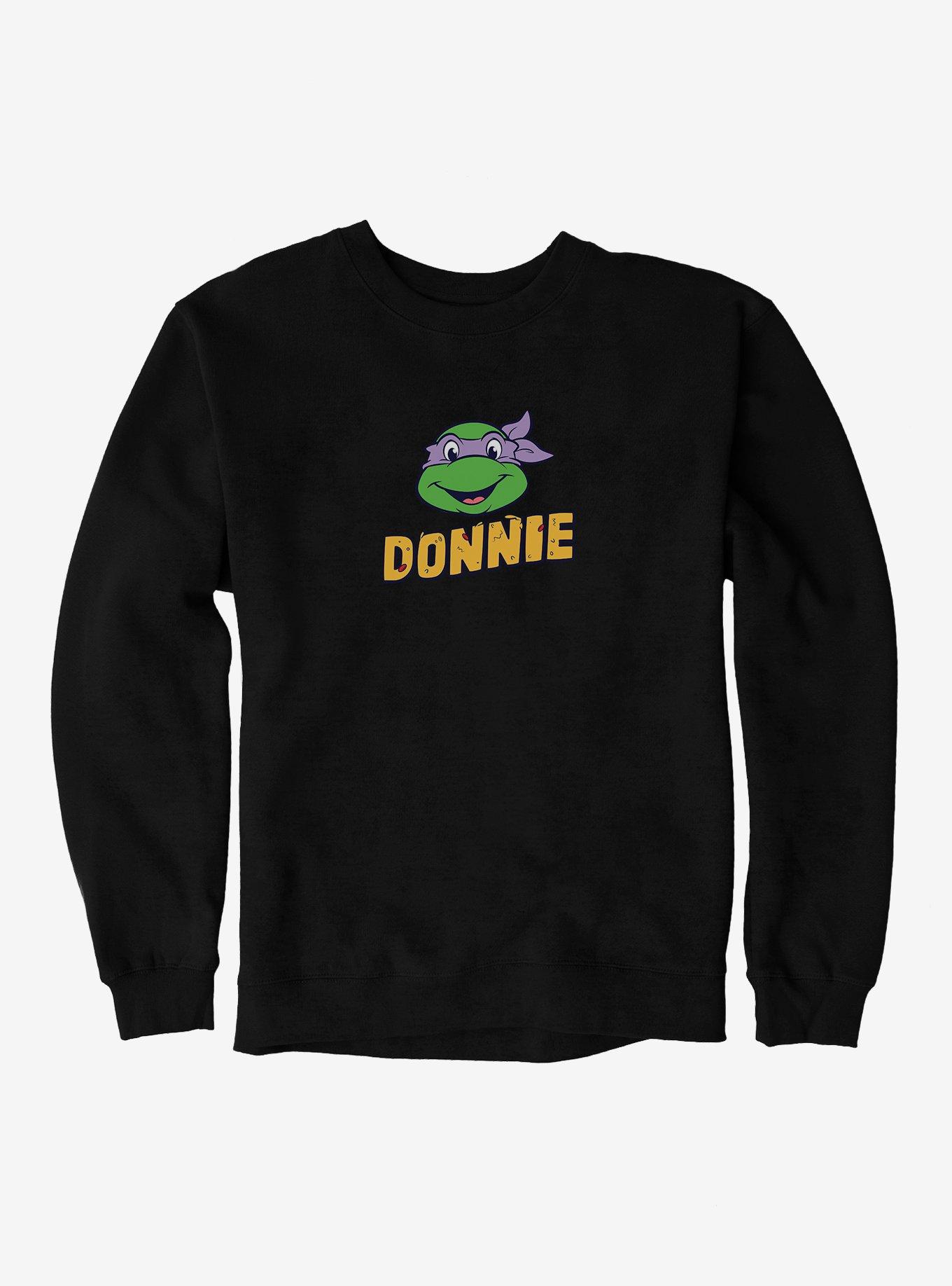 Teenage Mutant Ninja Turtles Donnie Face Pizza Name Men's Sweatshirt