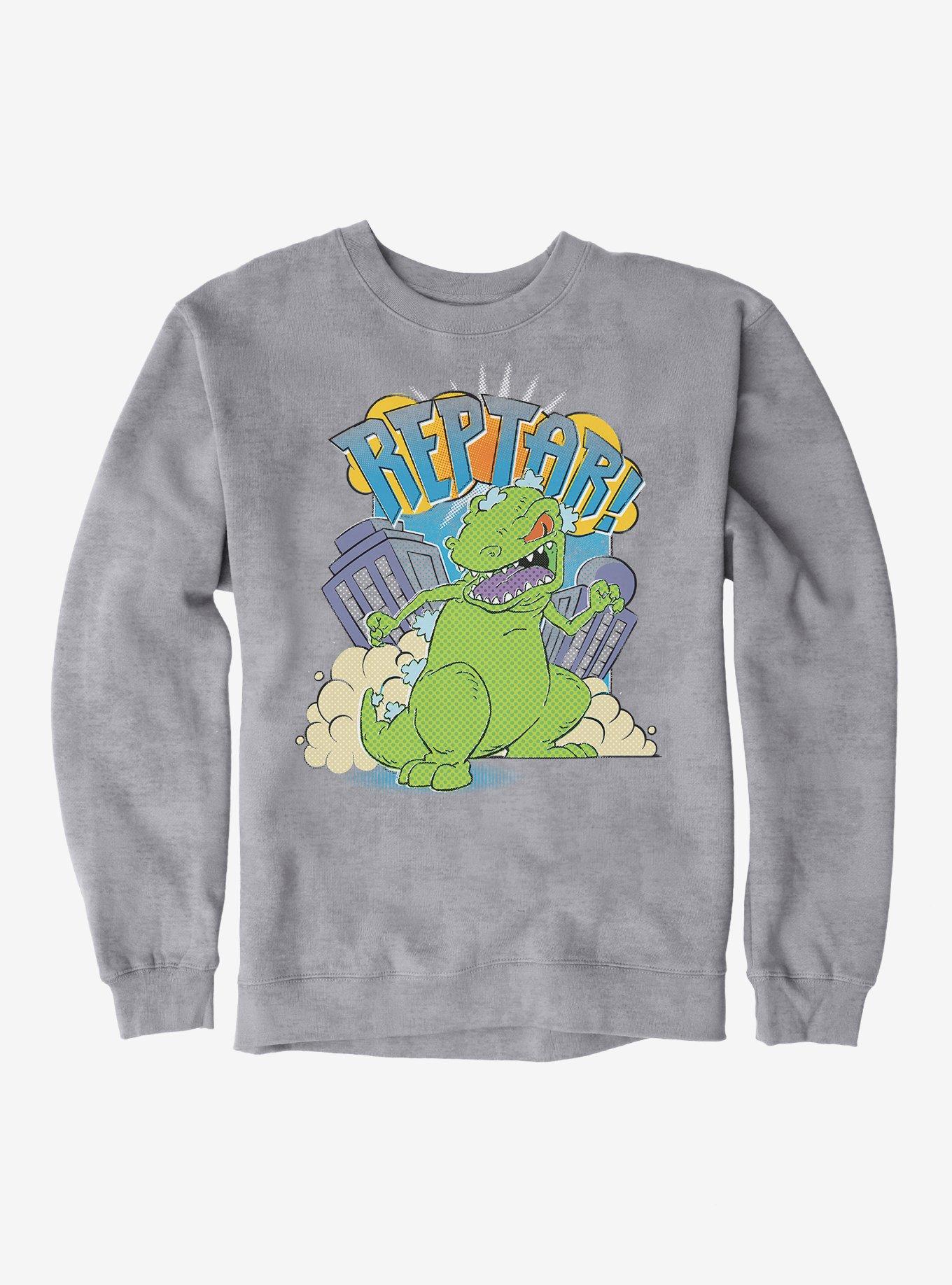 Rugrats Reptar In The City Sweatshirt, , hi-res