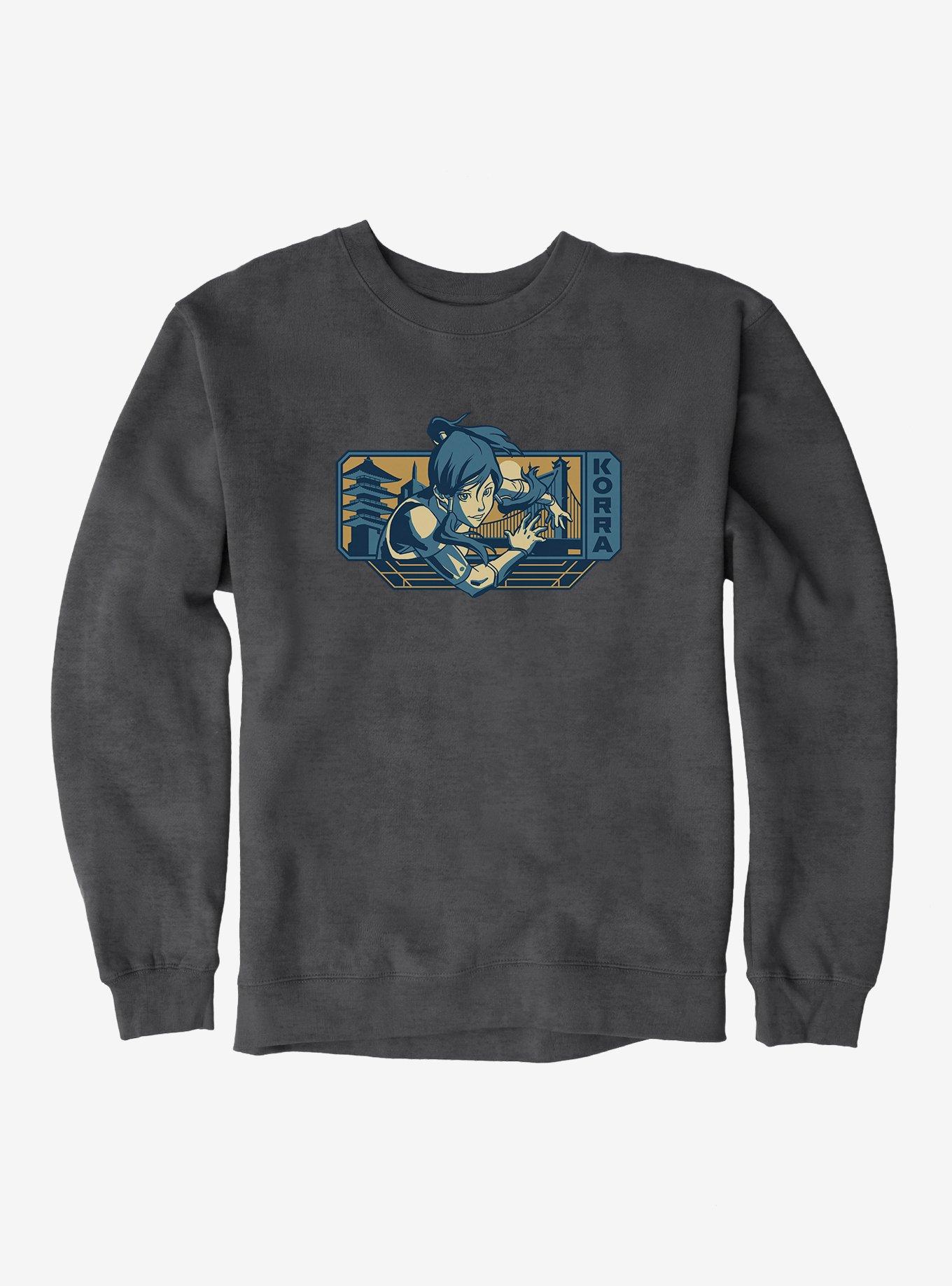 Legend Of Korra Bridge Sweatshirt, DARK HEATHER, hi-res