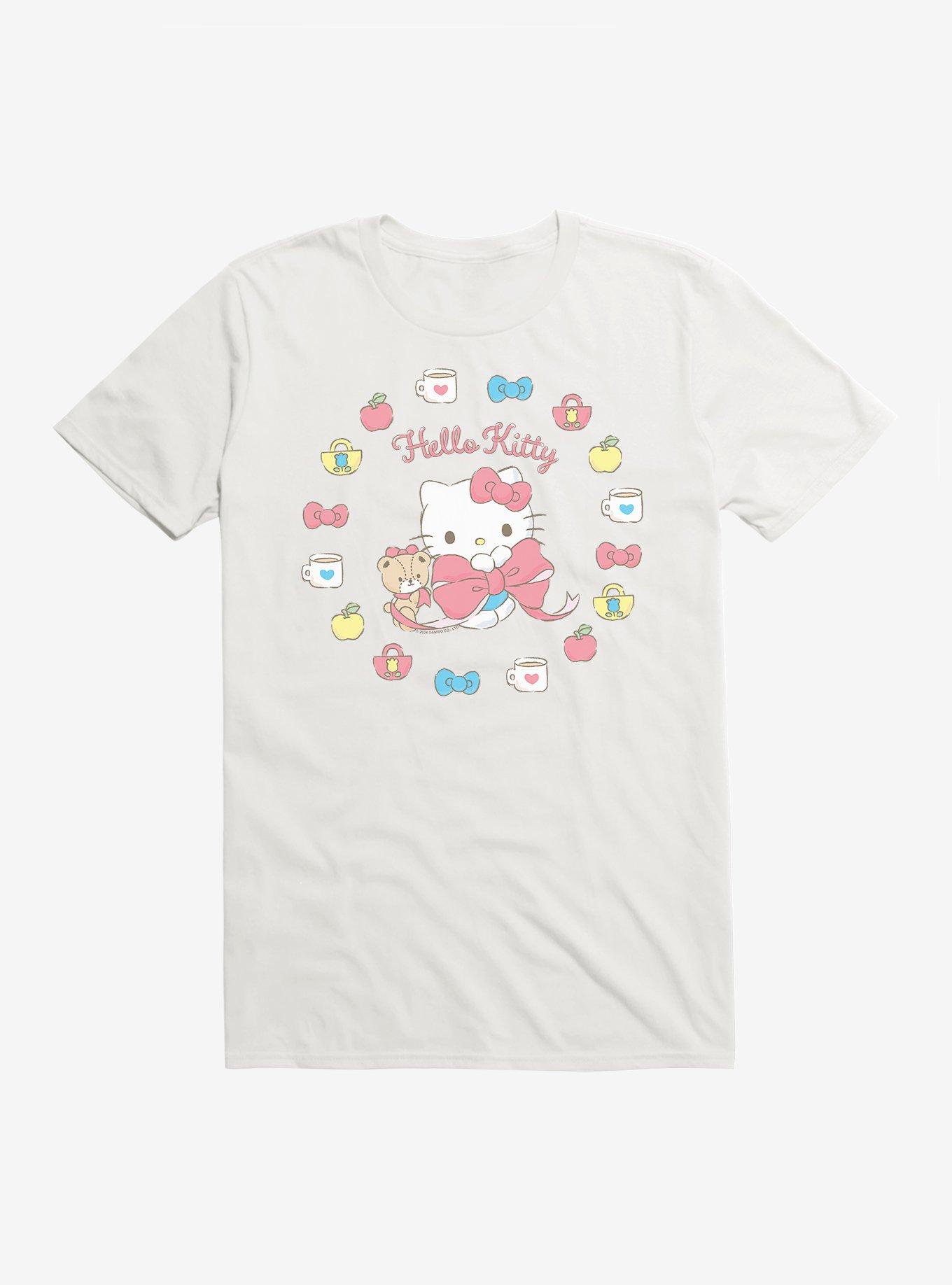 Hello Kitty Lovely Ribbon Bow T-Shirt, , hi-res