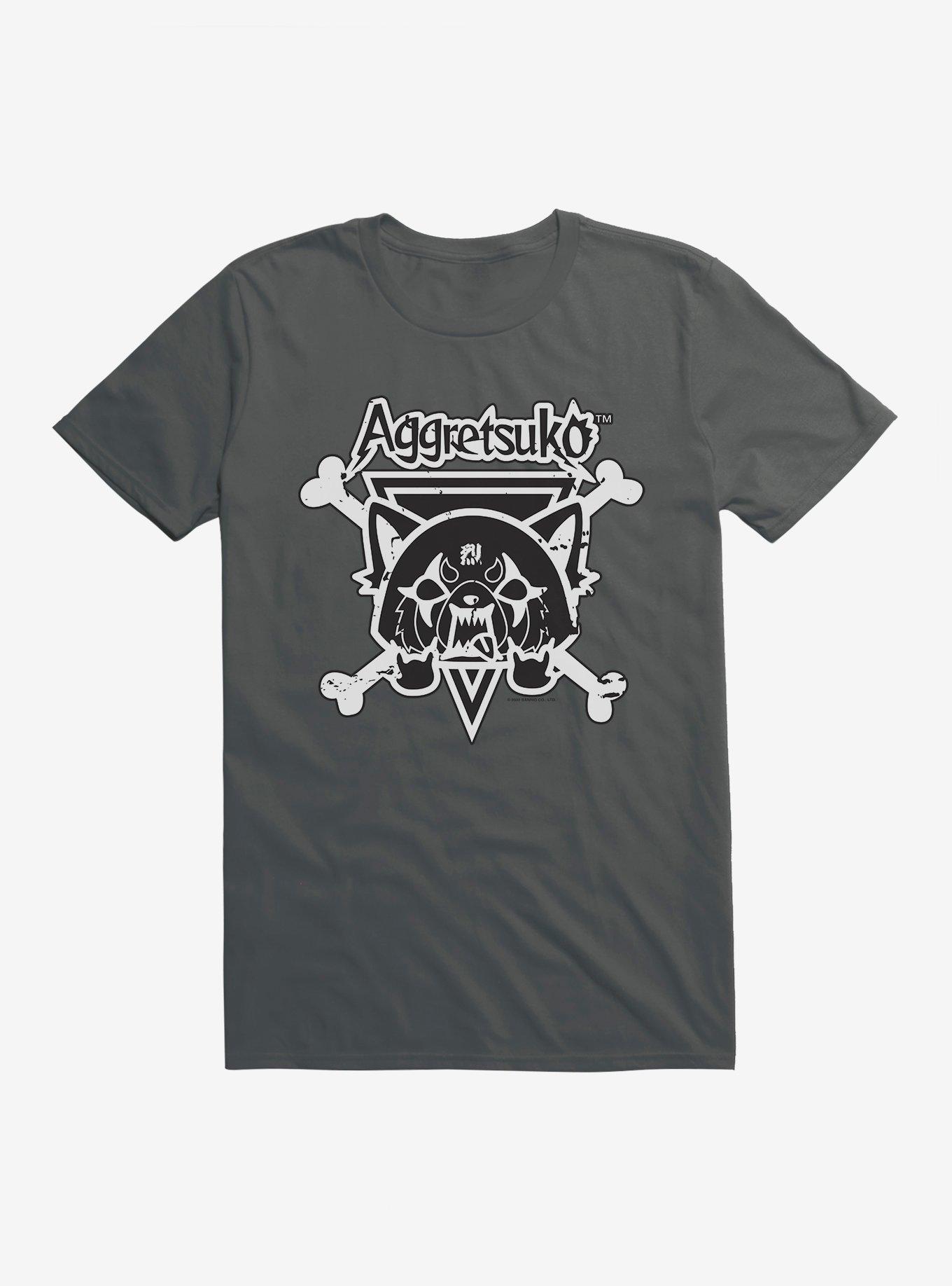 Aggretsuko Metal Crossbones T-Shirt, , hi-res