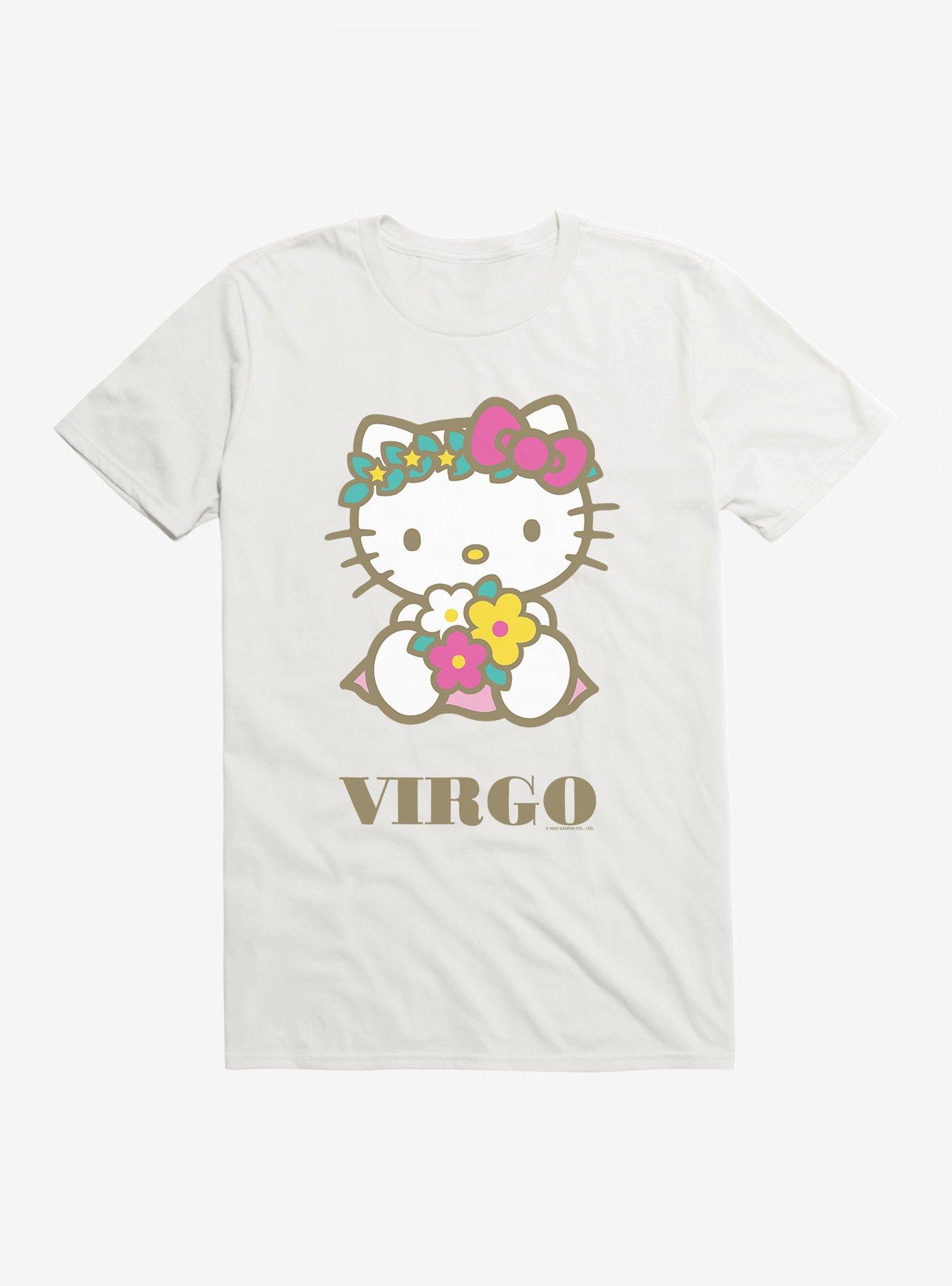 Hello Kitty Star Sign Virgo T-Shirt, WHITE, hi-res