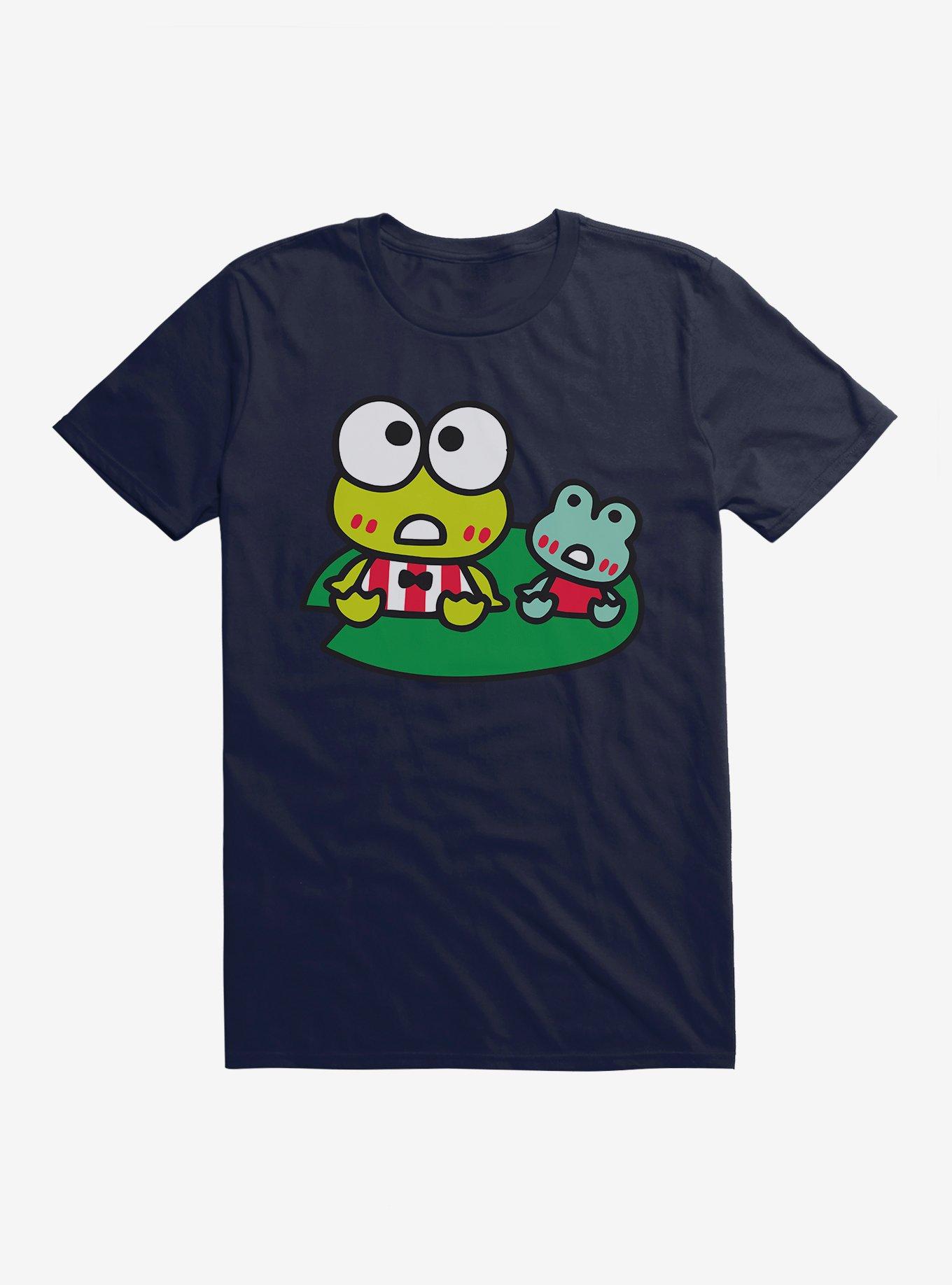 Keroppi & Kokero Sitting T-Shirt, NAVY, hi-res