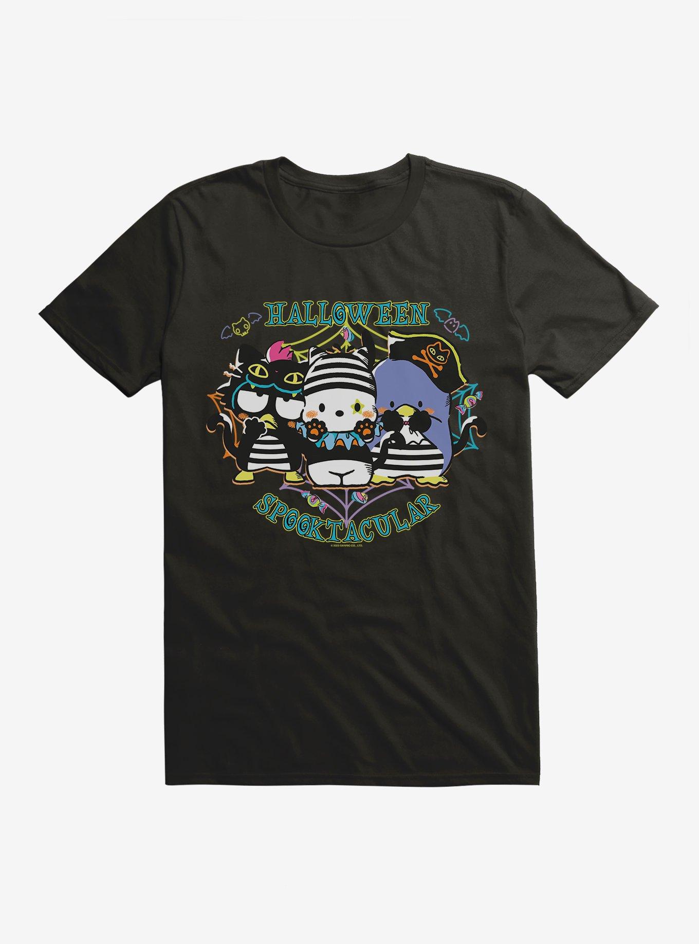 Hello Kitty And Friends Badtz-Maru, Pochacco & Tuxedo Sam Halloween Spooktacular T-Shirt