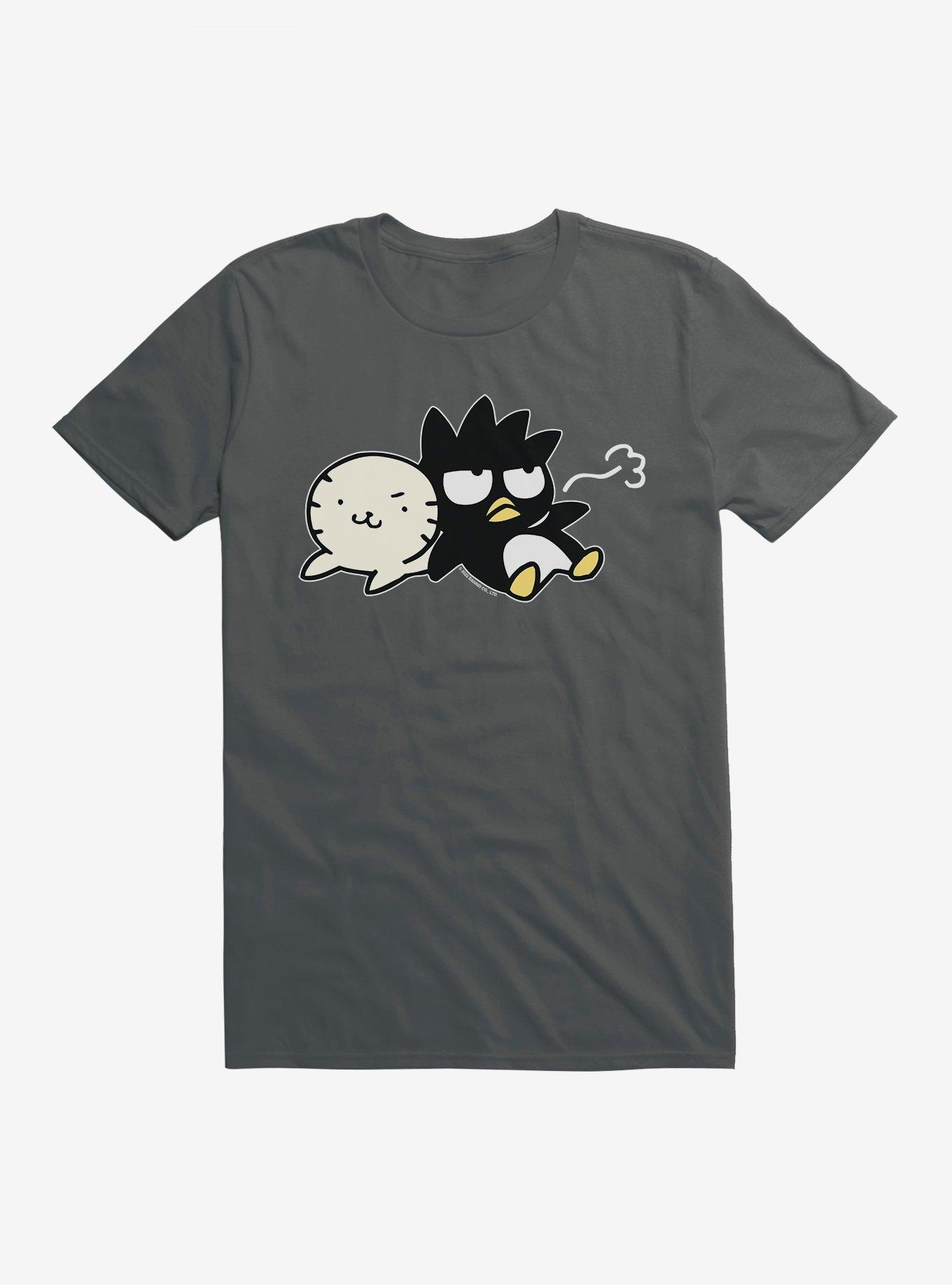 Badtz-Maru With Hana-Maru T-Shirt, DARK HEATHER, hi-res