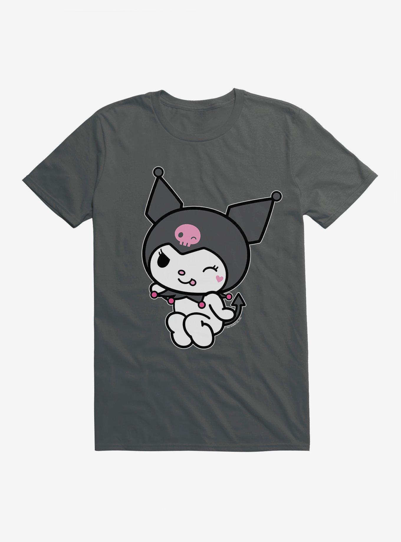 Kuromi Flirty Wink T-Shirt, , hi-res