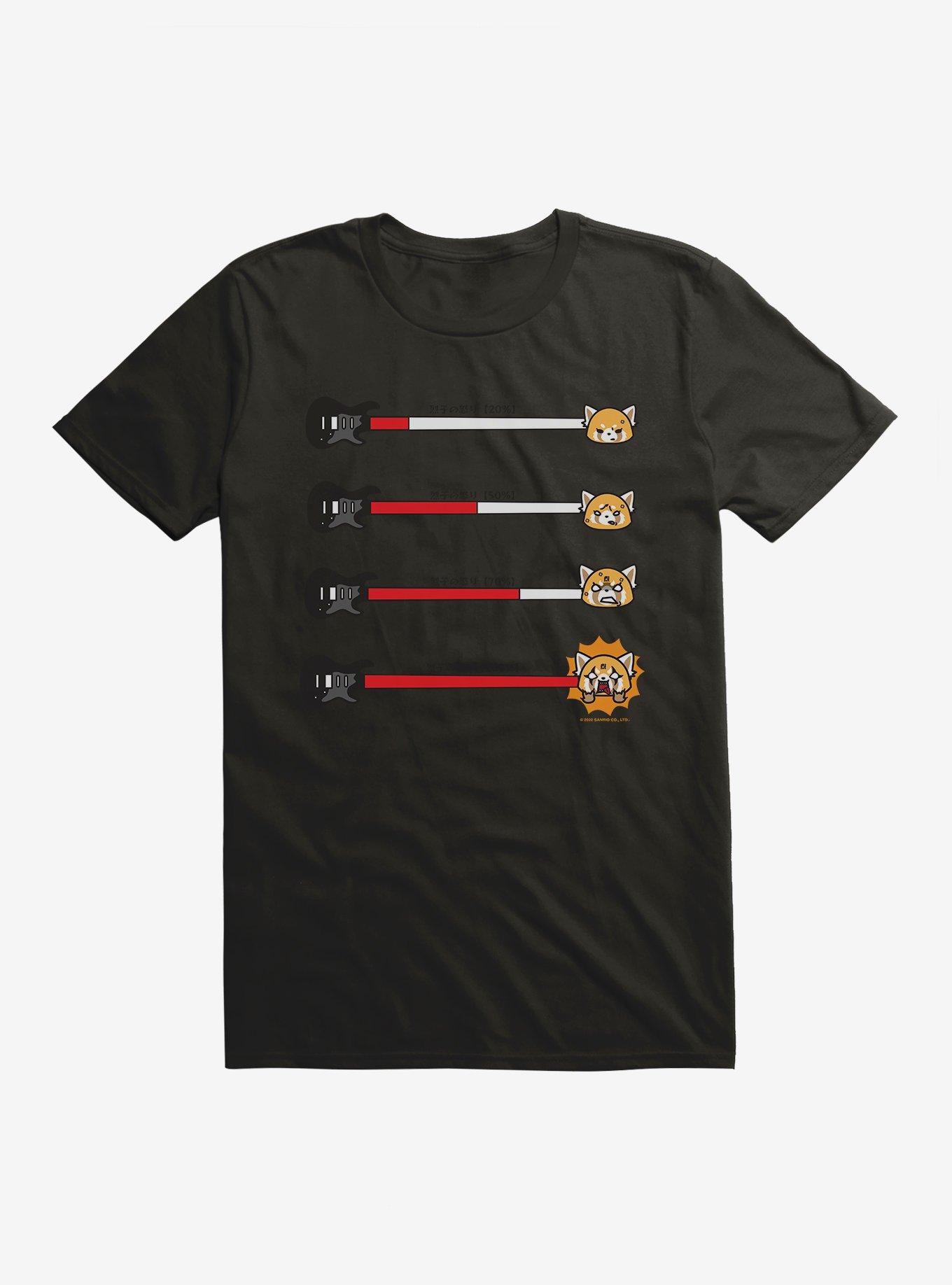 Aggretsuko Metal Anger Meter T-Shirt