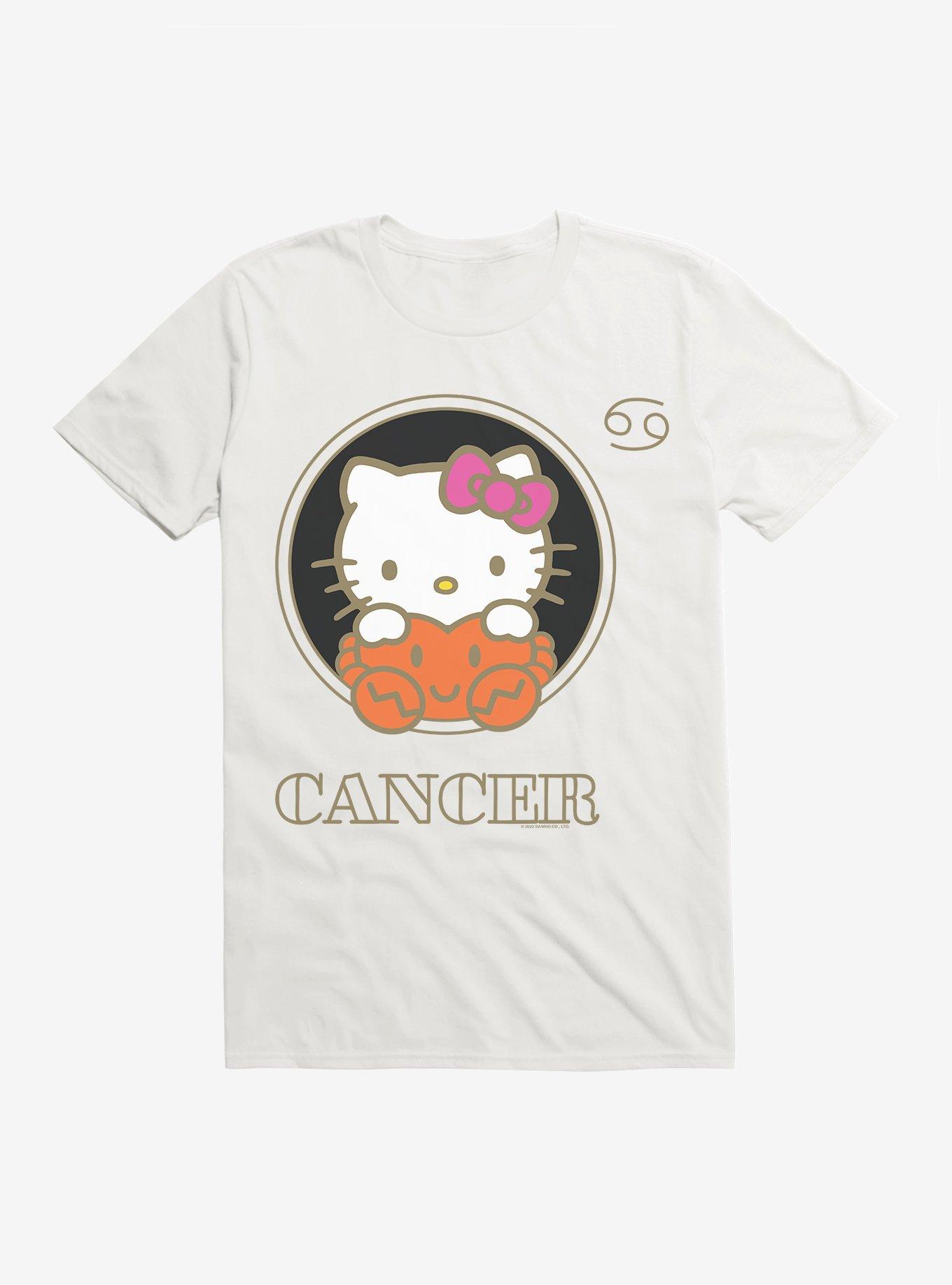 Hello Kitty Star Sign Cancer Stencil T-Shirt, , hi-res