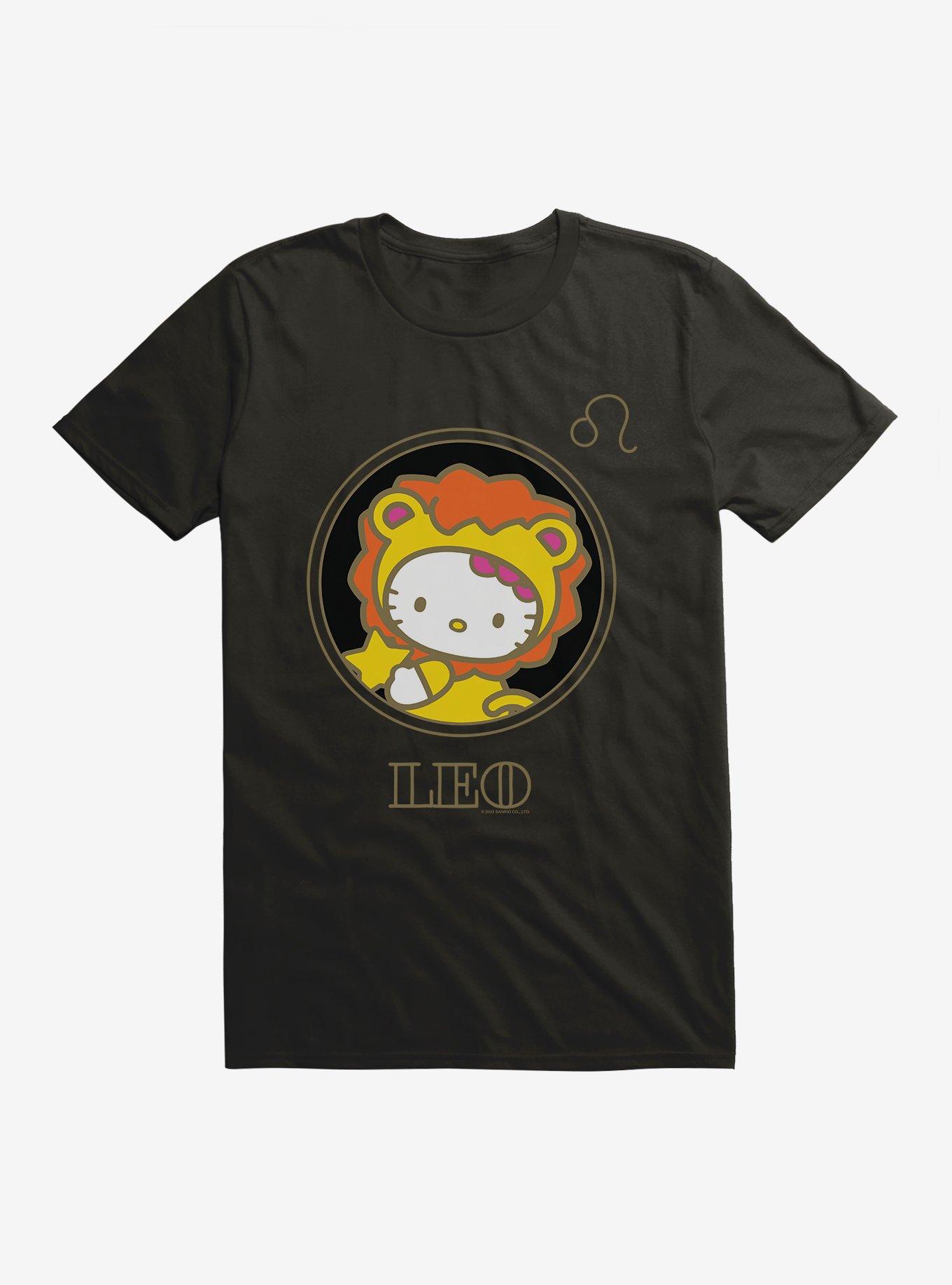 Hello Kitty Star Sign Leo Stencil T-Shirt, , hi-res