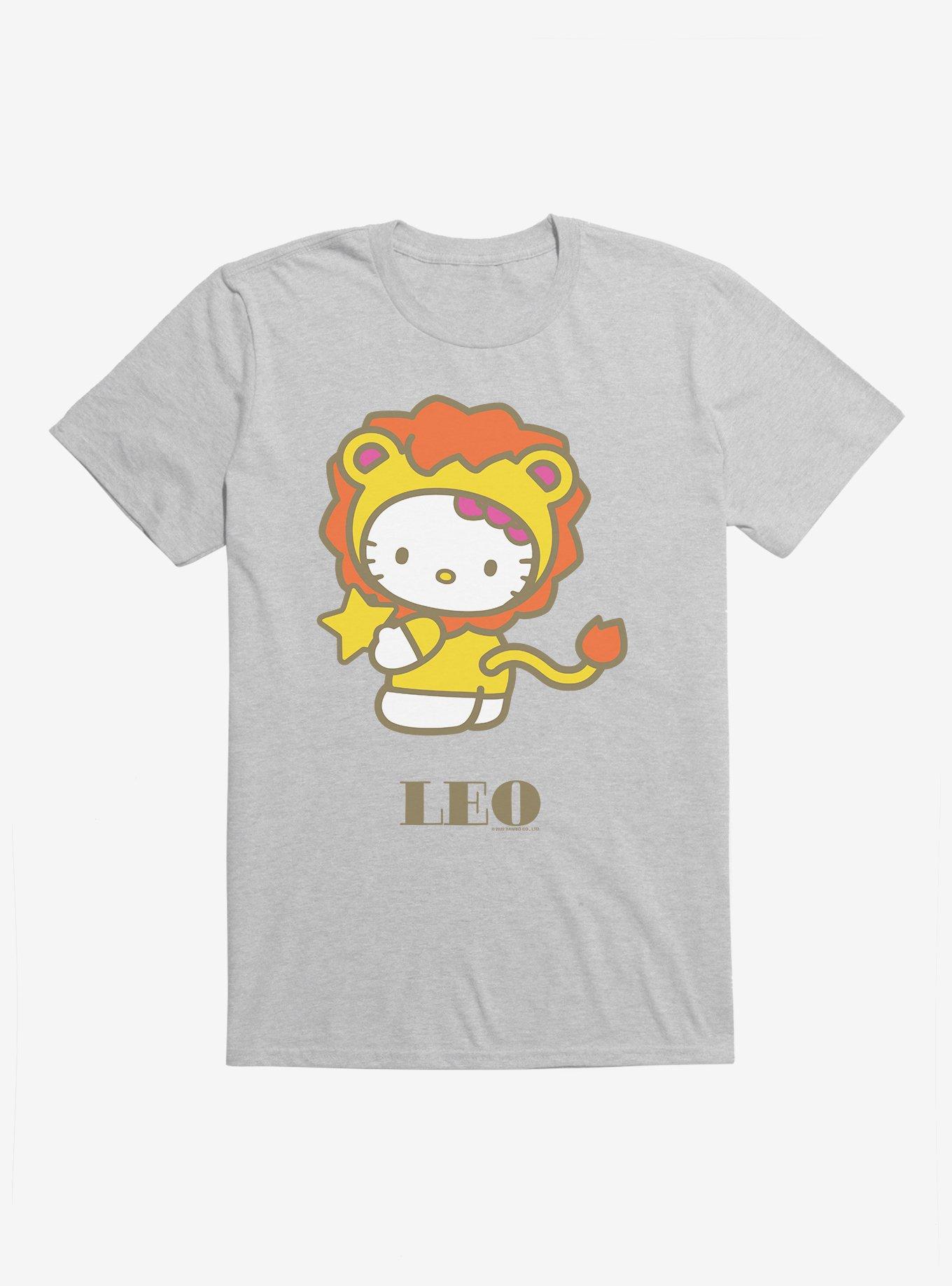 Hello Kitty Star Sign Leo T-Shirt, SPORT GRAY, hi-res