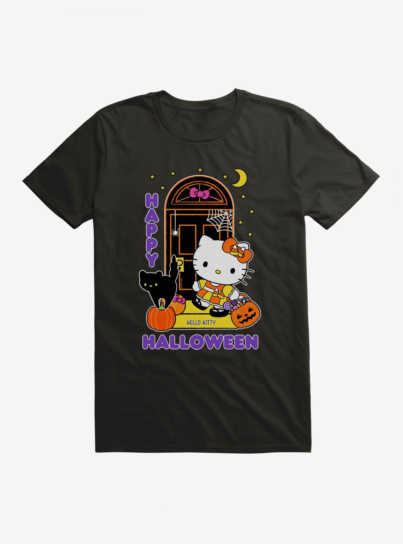 Hello Kitty Trick Or Treating T-Shirt, BLACK, hi-res