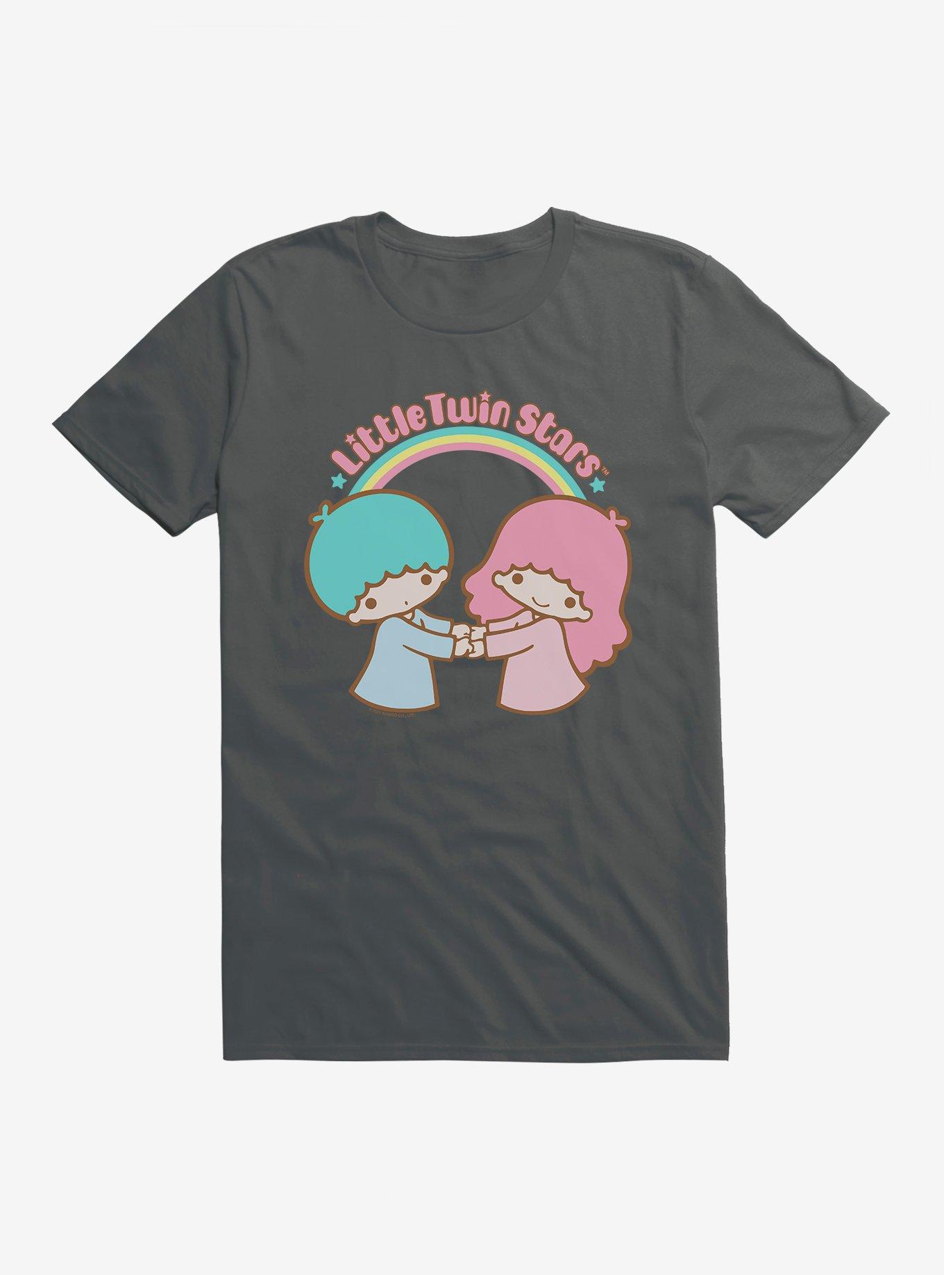 Little Twin Stars Holding Hands T-Shirt, , hi-res