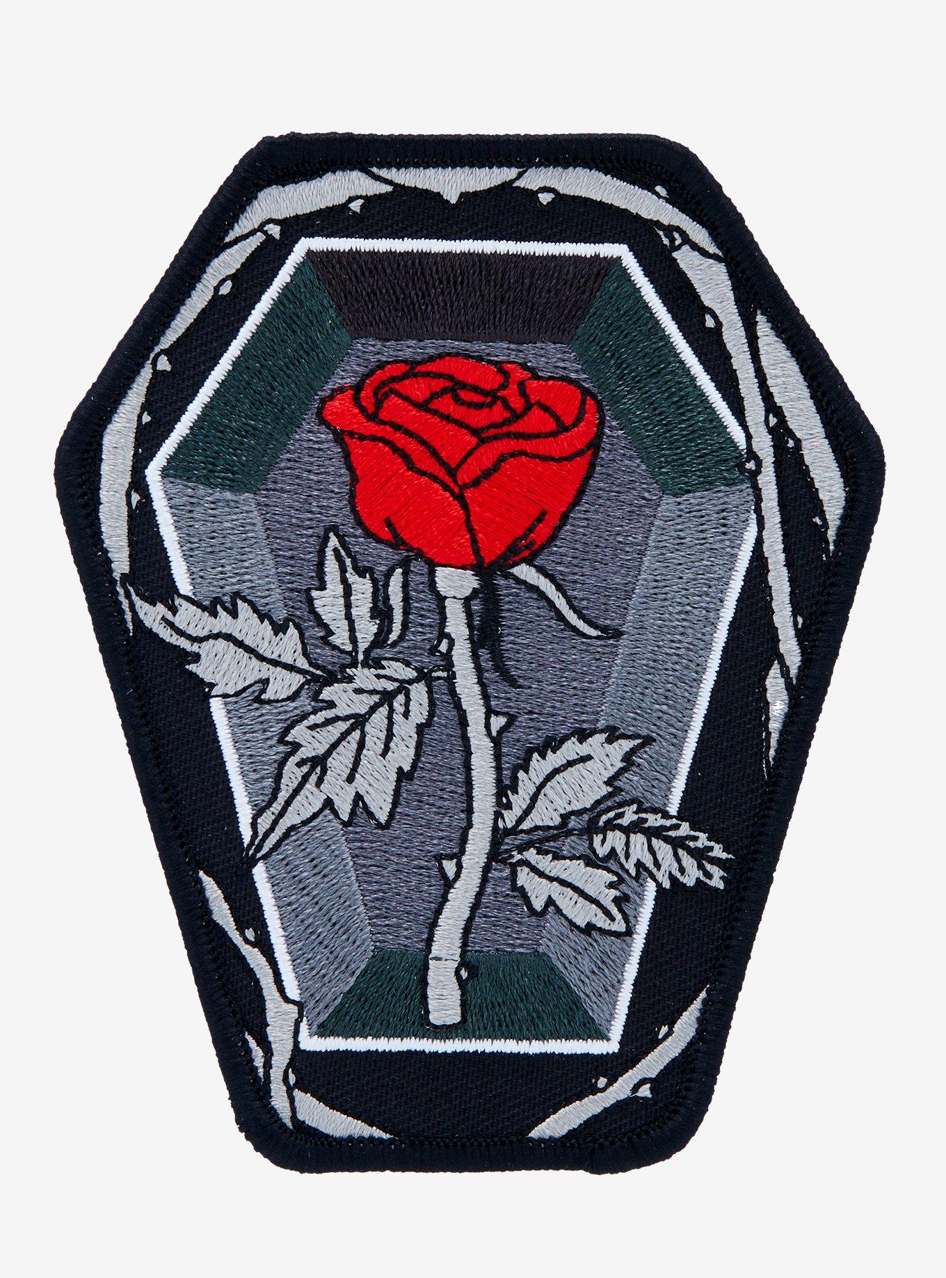 Rose Coffin Patch, , hi-res