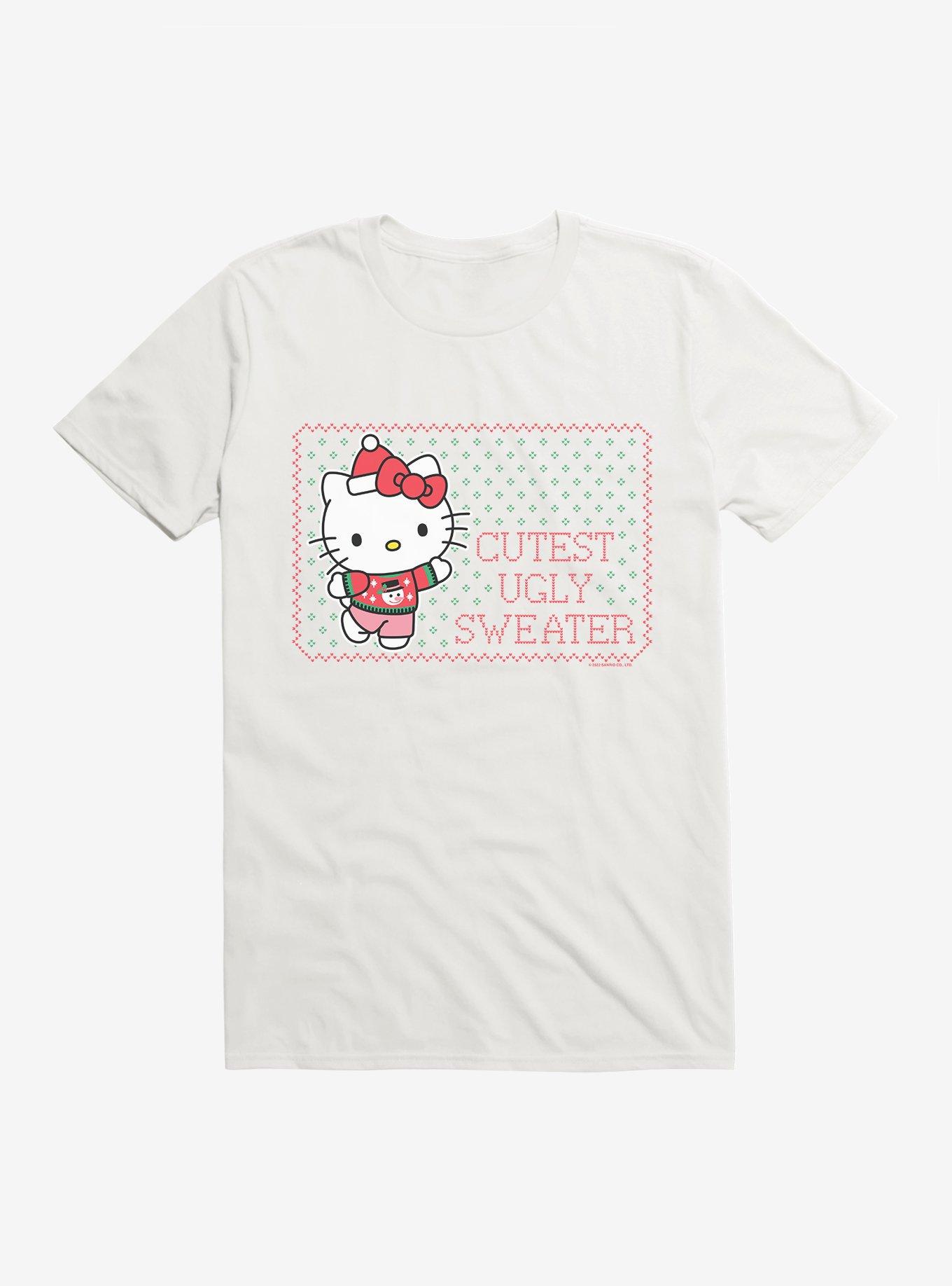 Hello Kitty Cutest Ugly Christmas T-Shirt, , hi-res