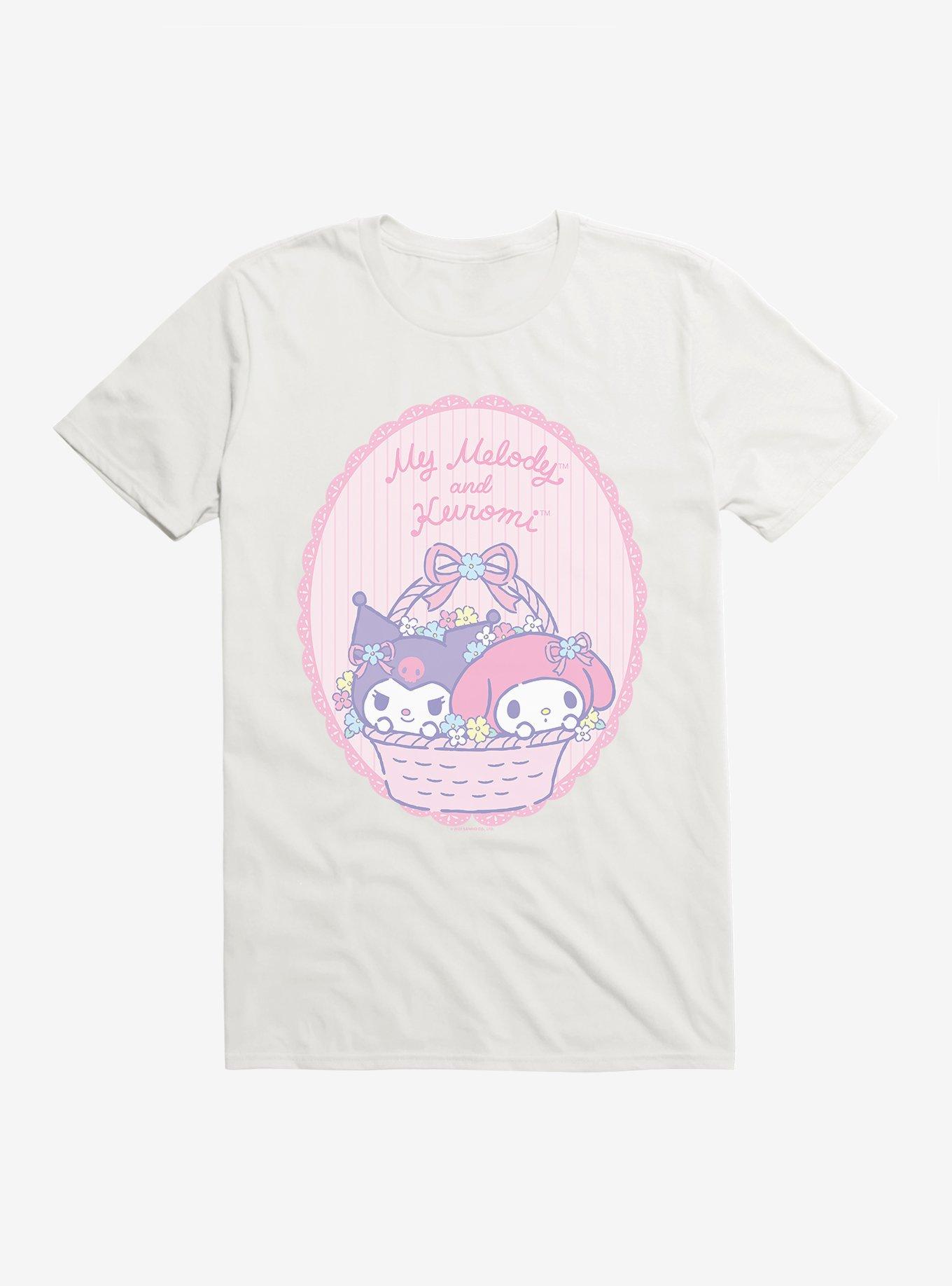 My Melody & Kuromi Pastel Framed Portrait T-Shirt