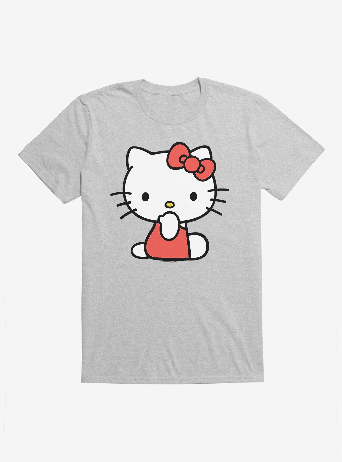 Hello Kitty Sitting T-Shirt, SPORT GRAY, hi-res
