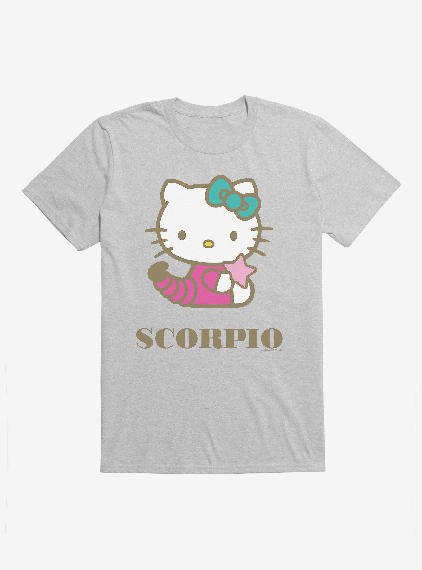 Hello Kitty Star Sign Scorpio T-Shirt, SPORT GRAY, hi-res
