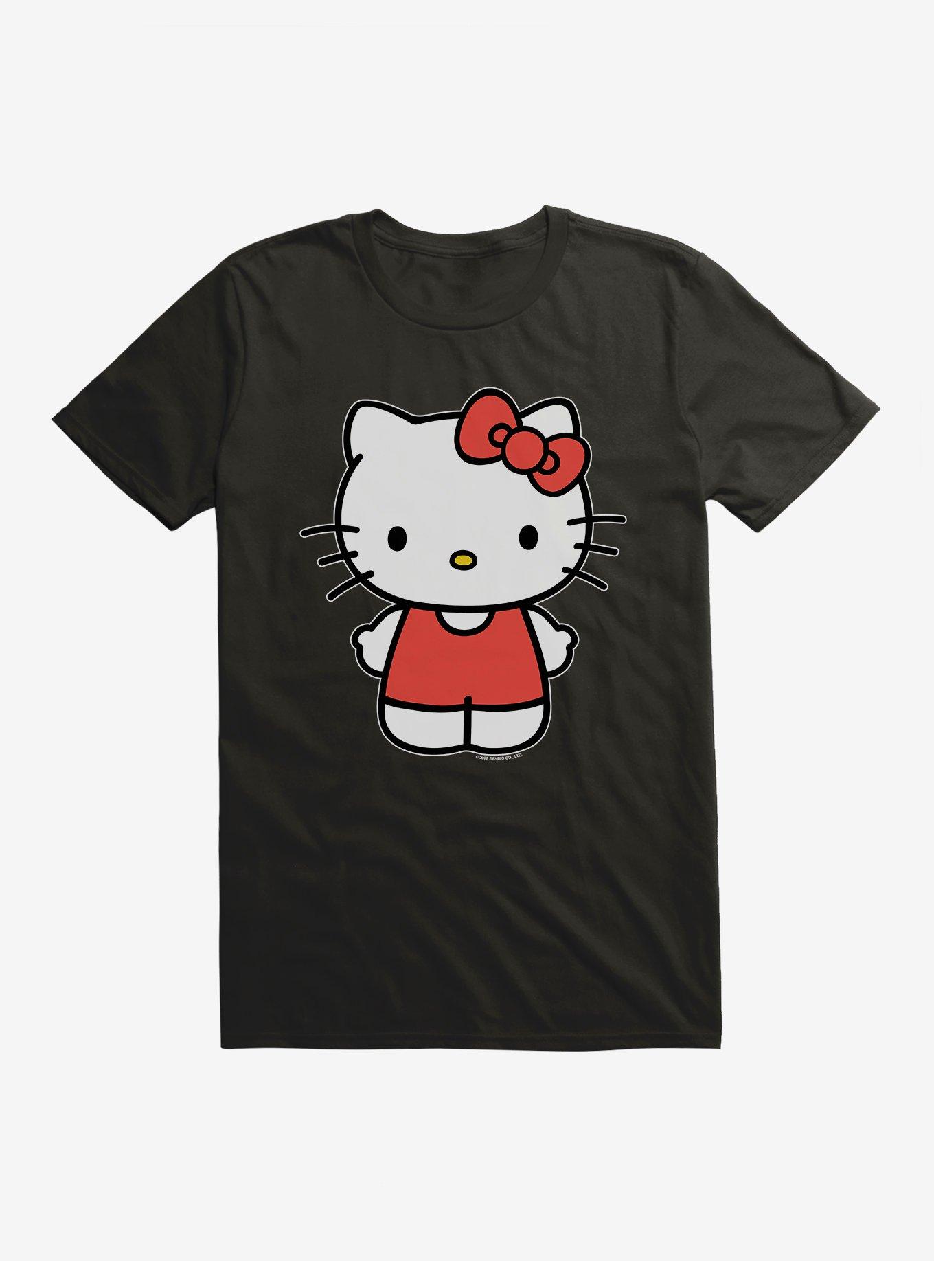 Hello Kitty Romper Outfit T-Shirt, BLACK, hi-res