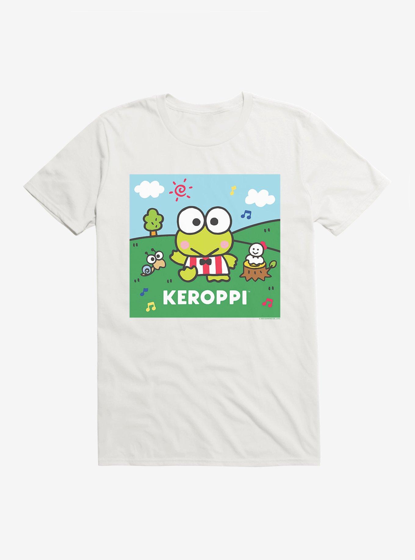 Keroppi Dancing T-Shirt, WHITE, hi-res