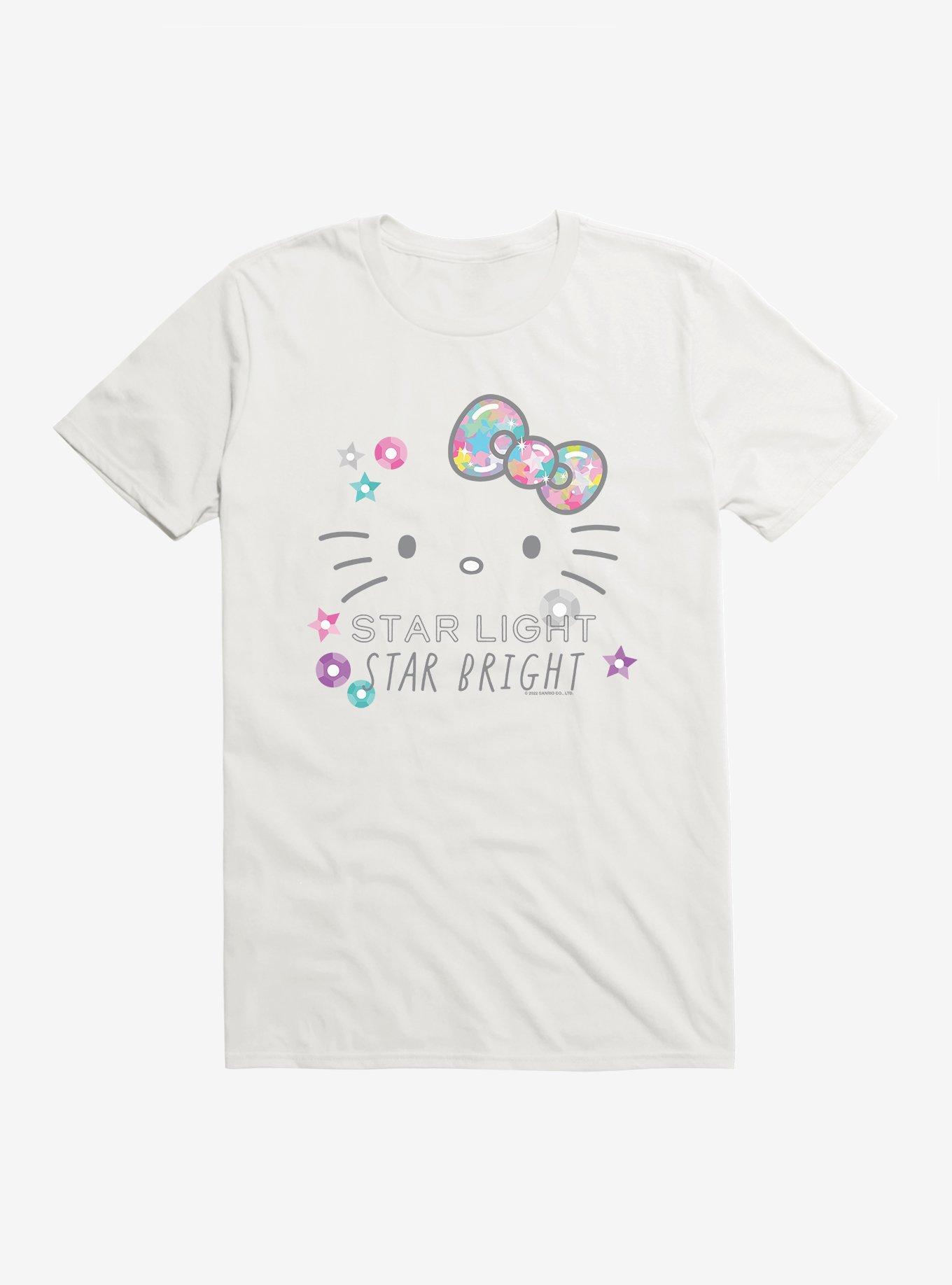 Hello Kitty Star Light Star Bright T-Shirt, WHITE, hi-res