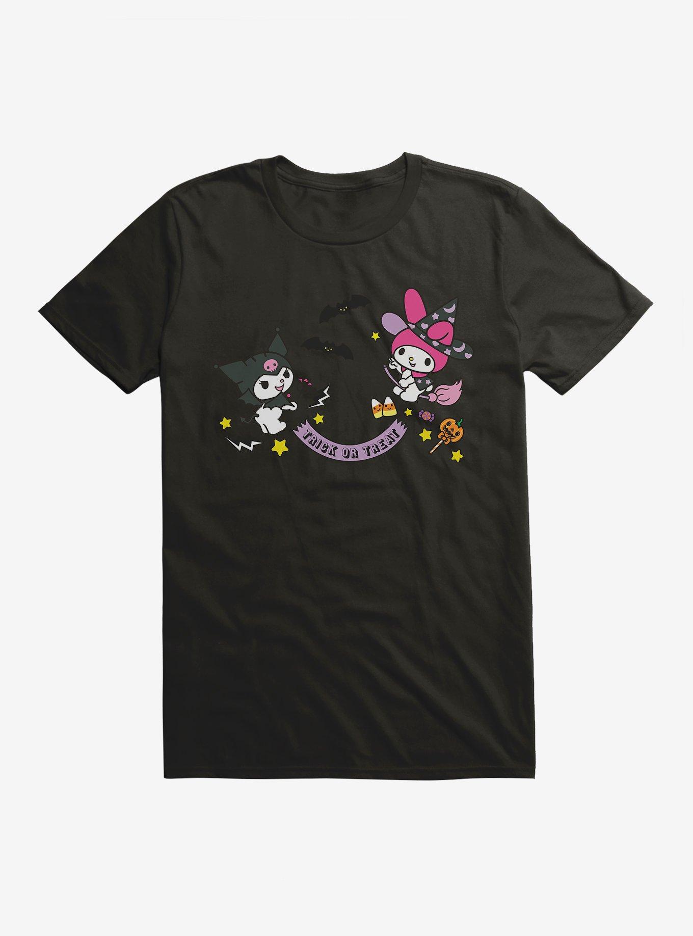 My Melody And Kuromi Halloween All Together T-Shirt, , hi-res