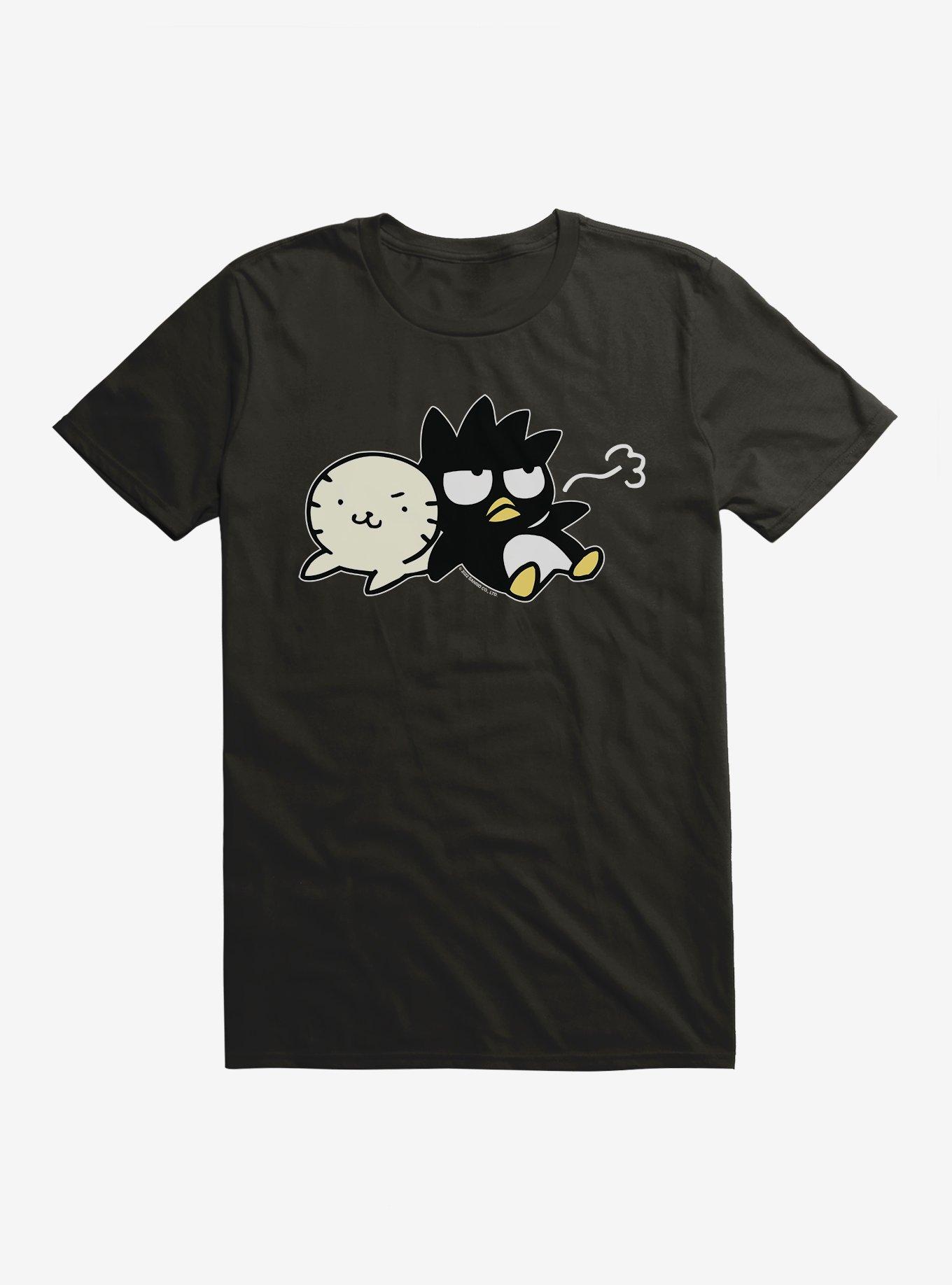 Badtz-Maru With Hana-Maru T-Shirt, BLACK, hi-res