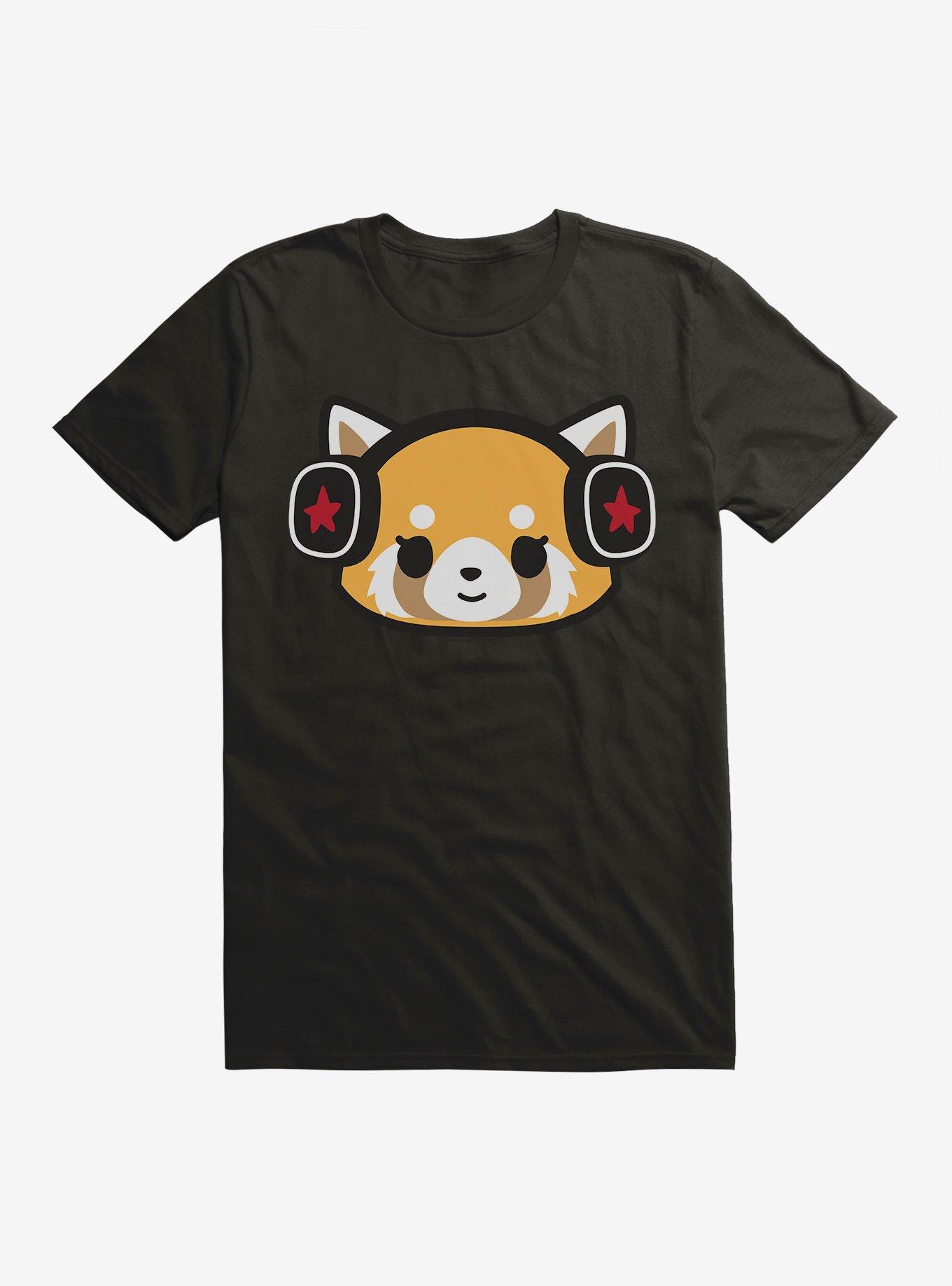 Aggretsuko Metal Headphones T-Shirt, , hi-res