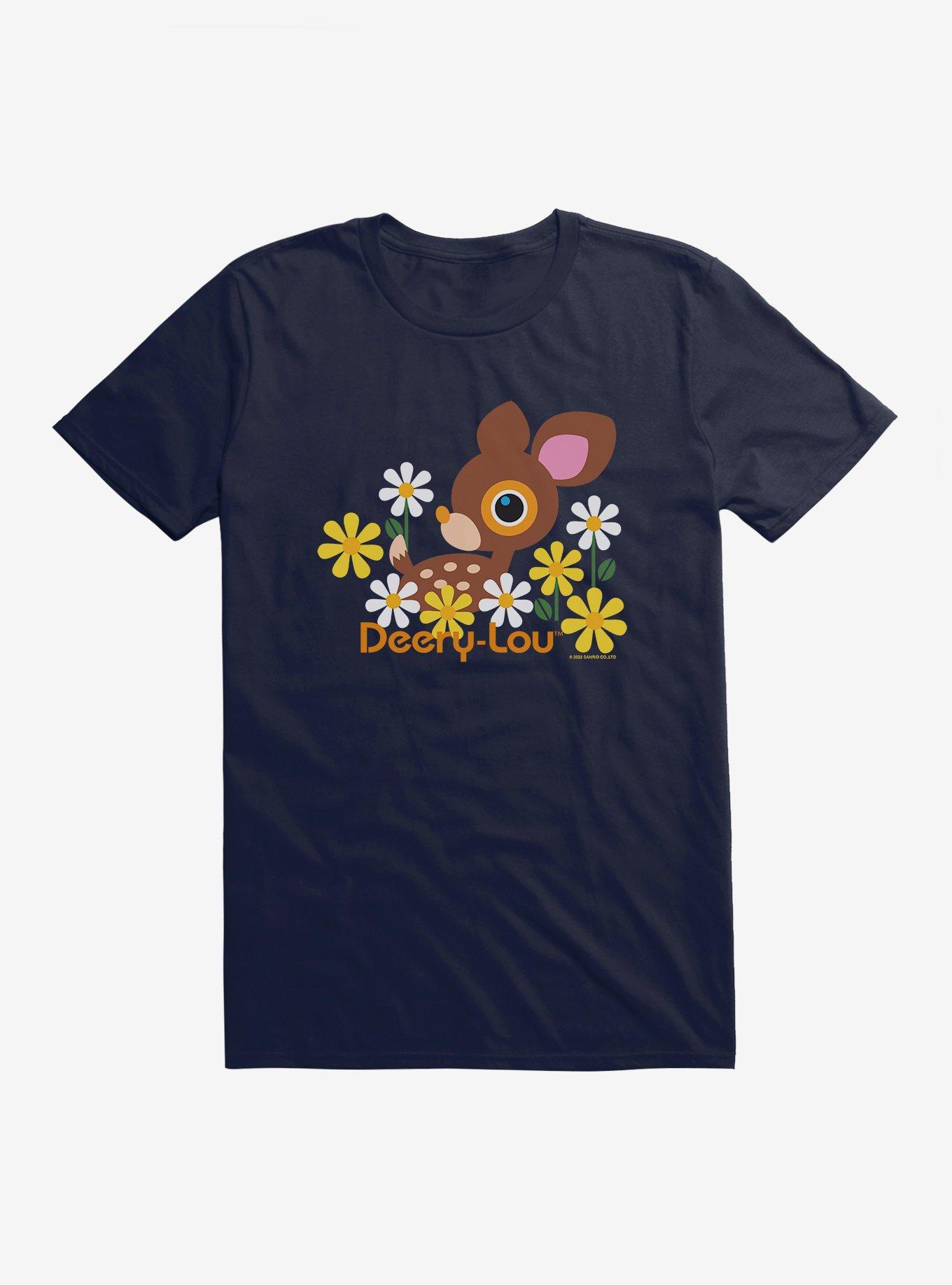 Deery-Lou Floral Forest T-Shirt, NAVY, hi-res