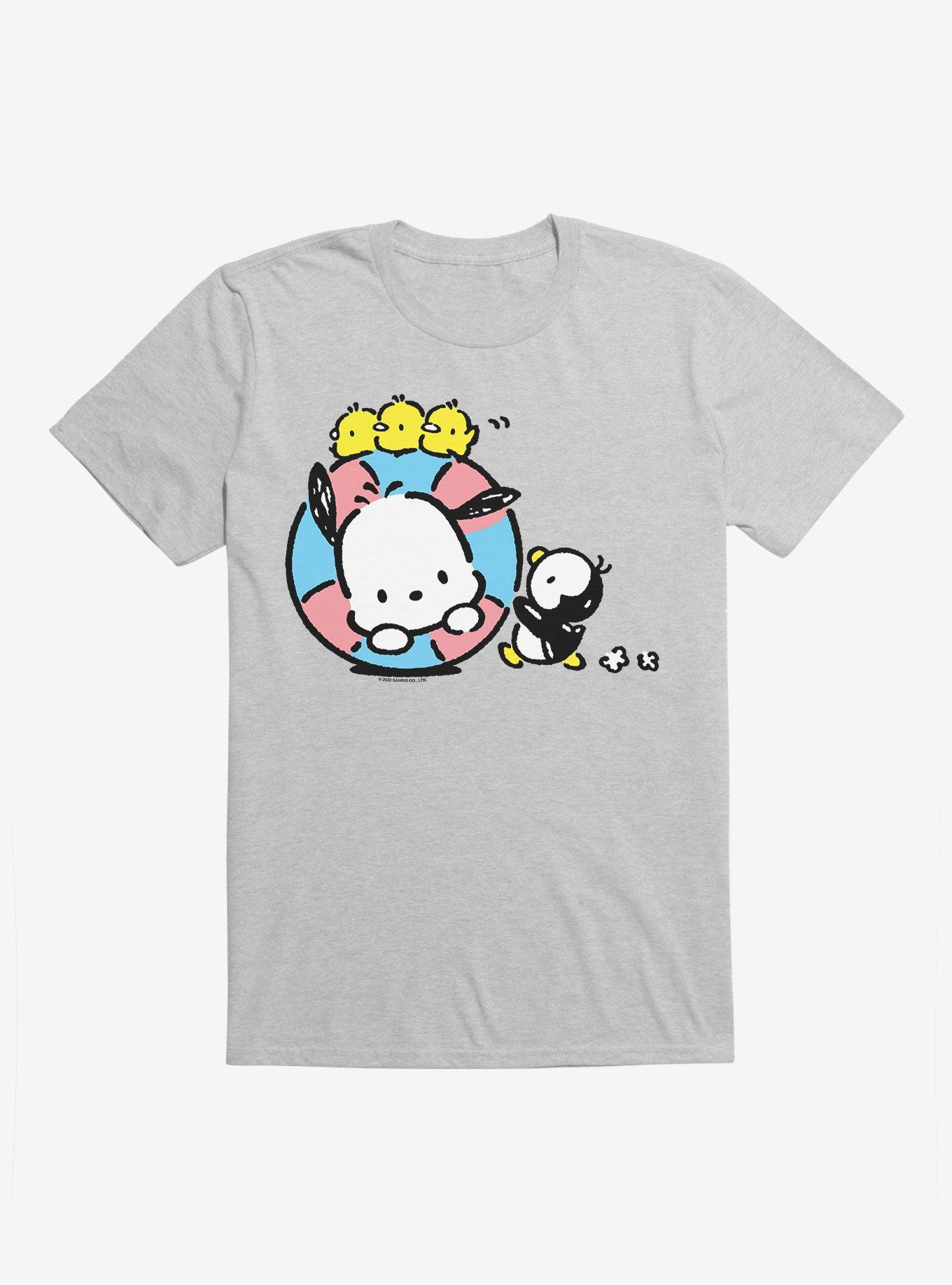 Pochacco Swimming With Friends T-Shirt, , hi-res