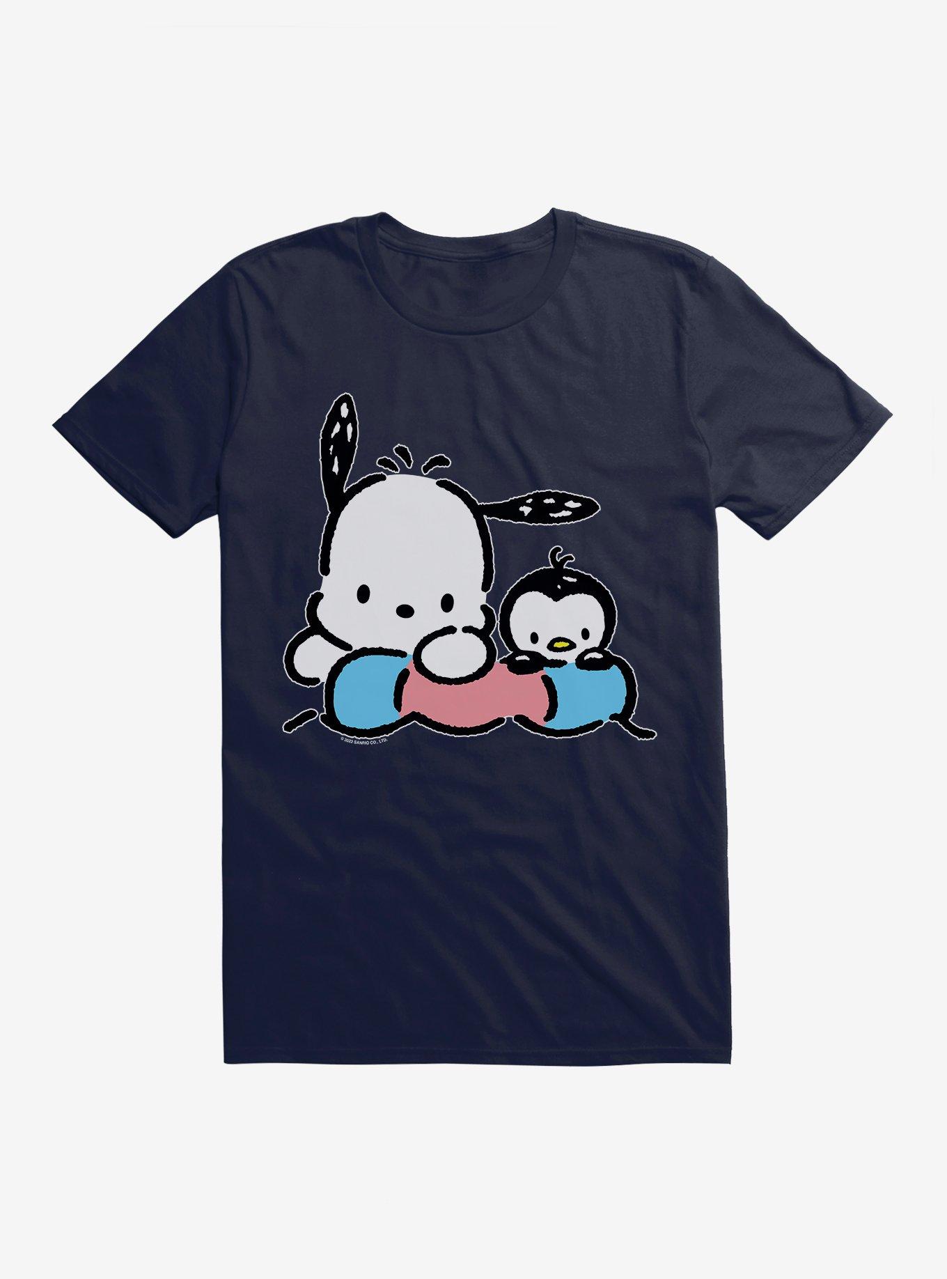 Pochacco Tubular Summer T-Shirt, NAVY, hi-res