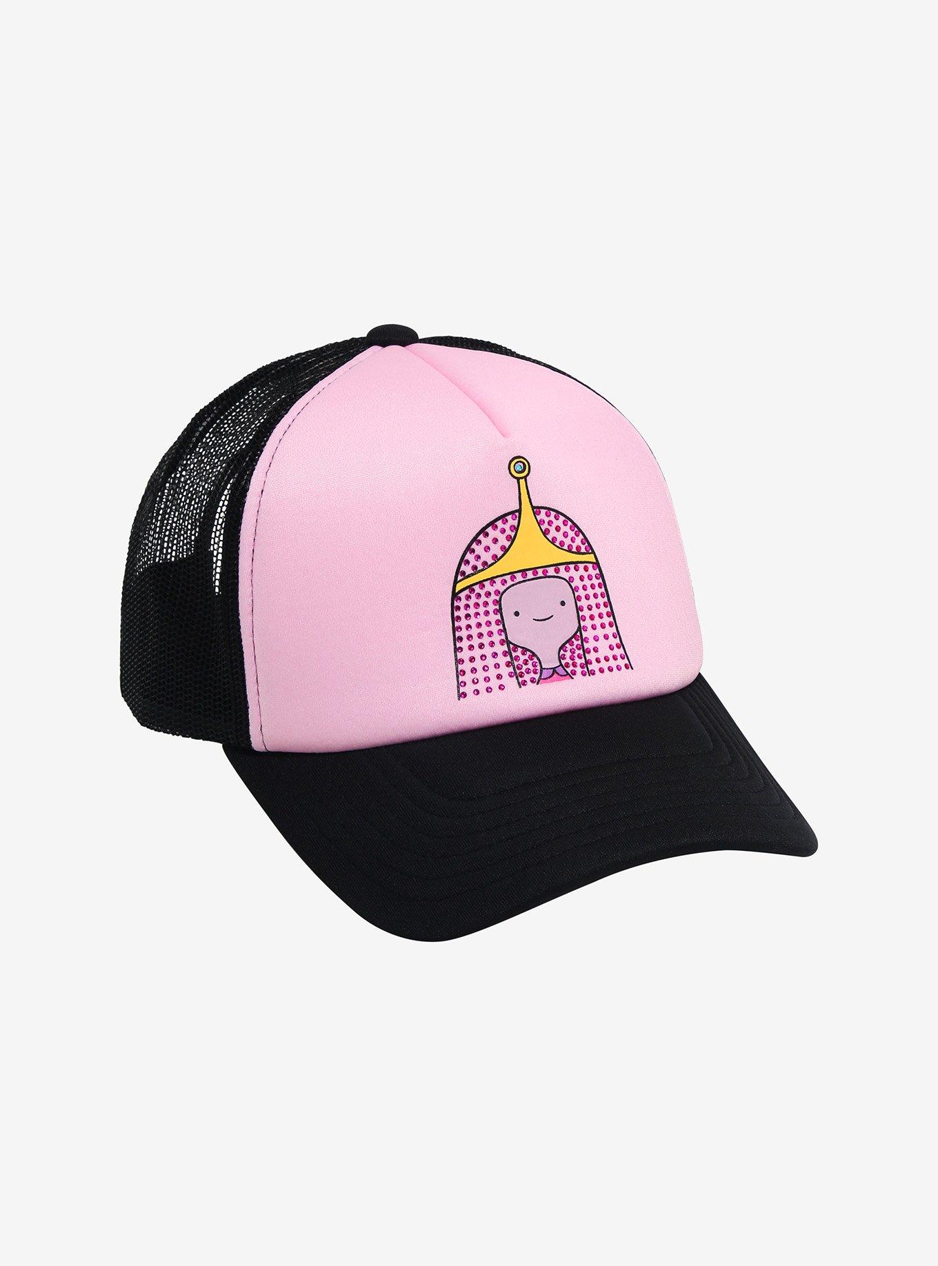 Hot Bubble Gum Pink DM Snapback Trucker Hat /  Cap Club Trucker - Bubblegum – Dumb Love main image 3