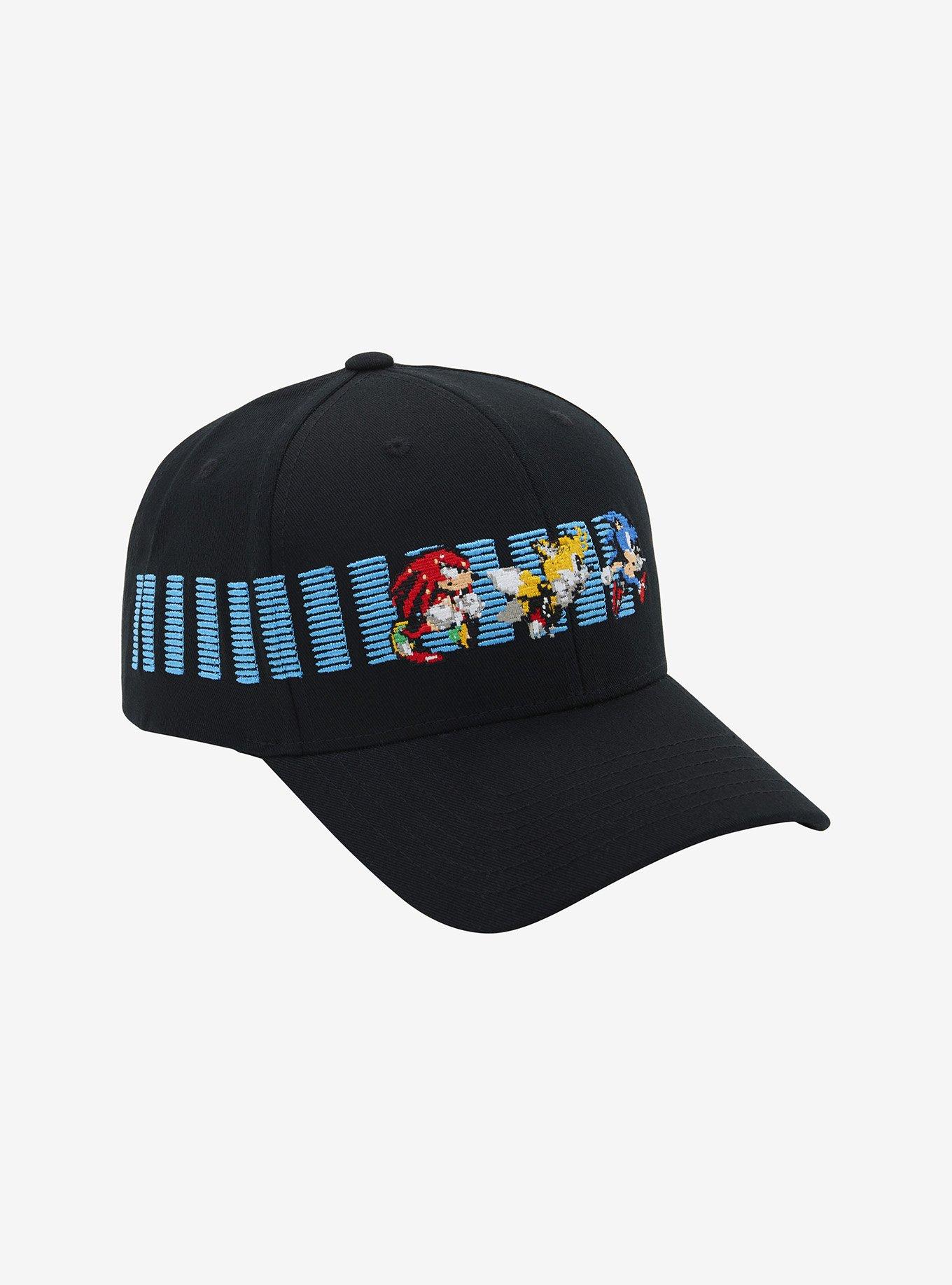 Sonic The Hedgehog Trio Running Dad Cap, , hi-res