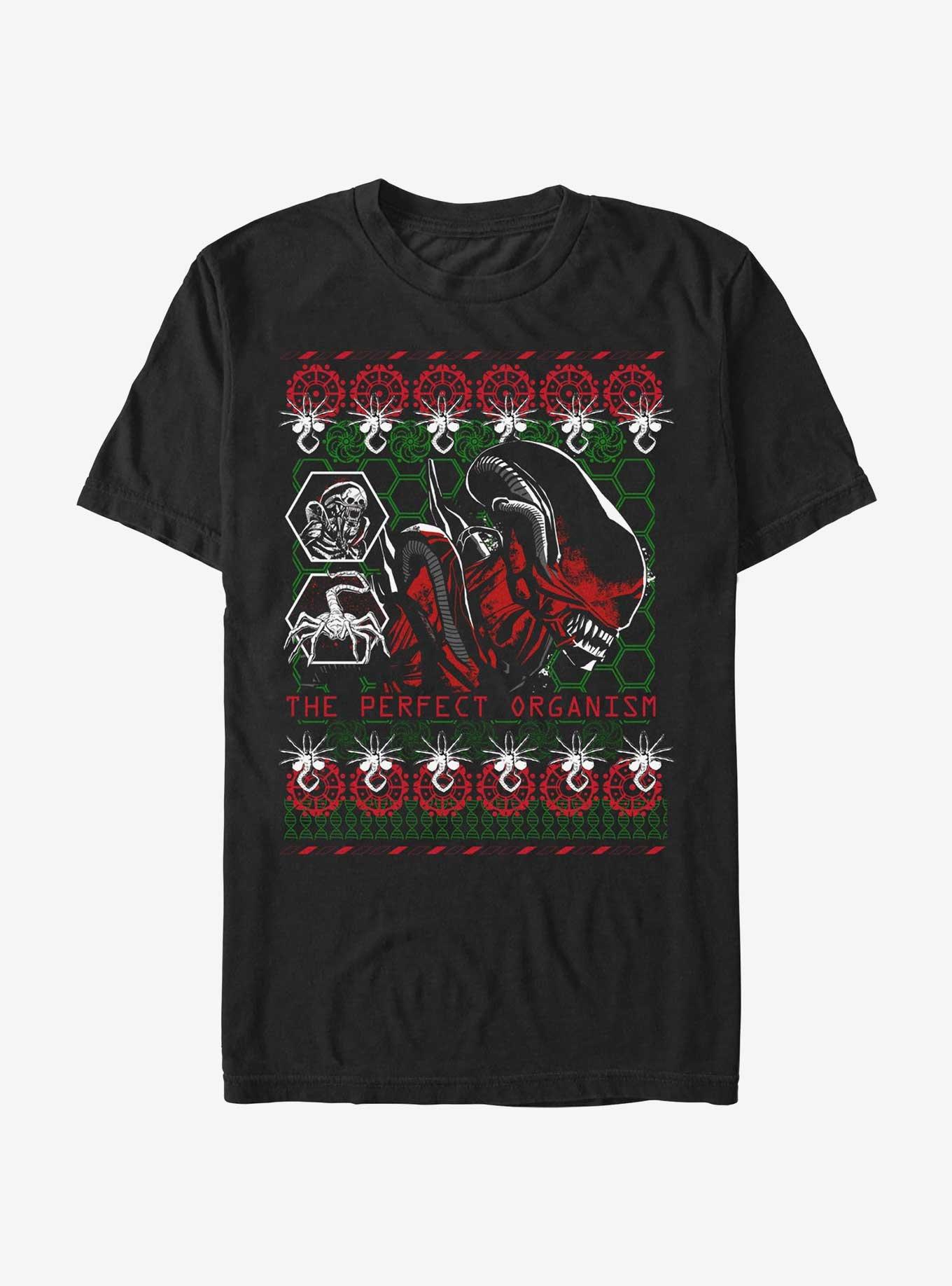 Alien: Romulus Perfect Organism Ugly Christmas T-Shirt