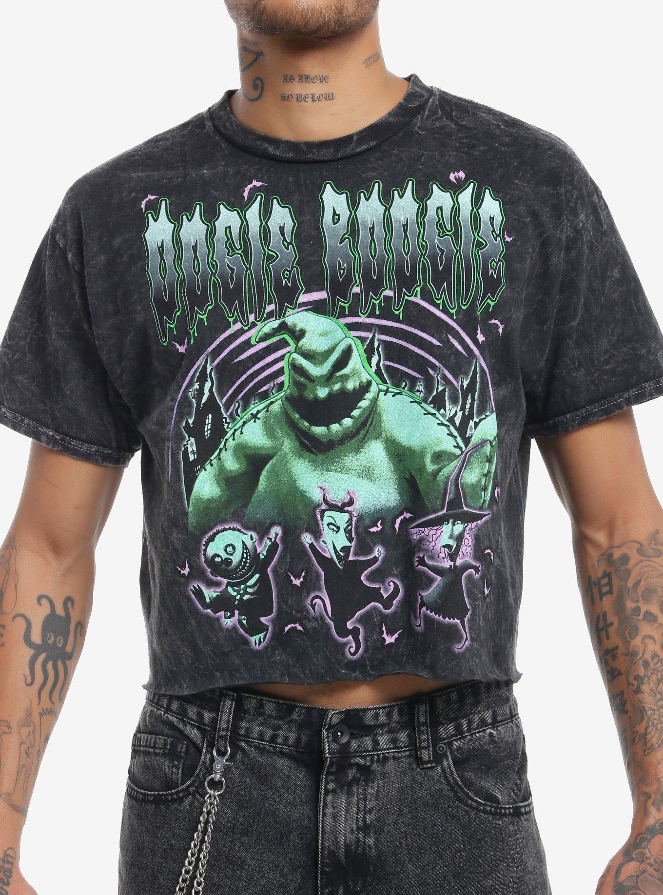 The Nightmare Before Christmas Oogie Boogie Metal Crop T-Shirt, , hi-res