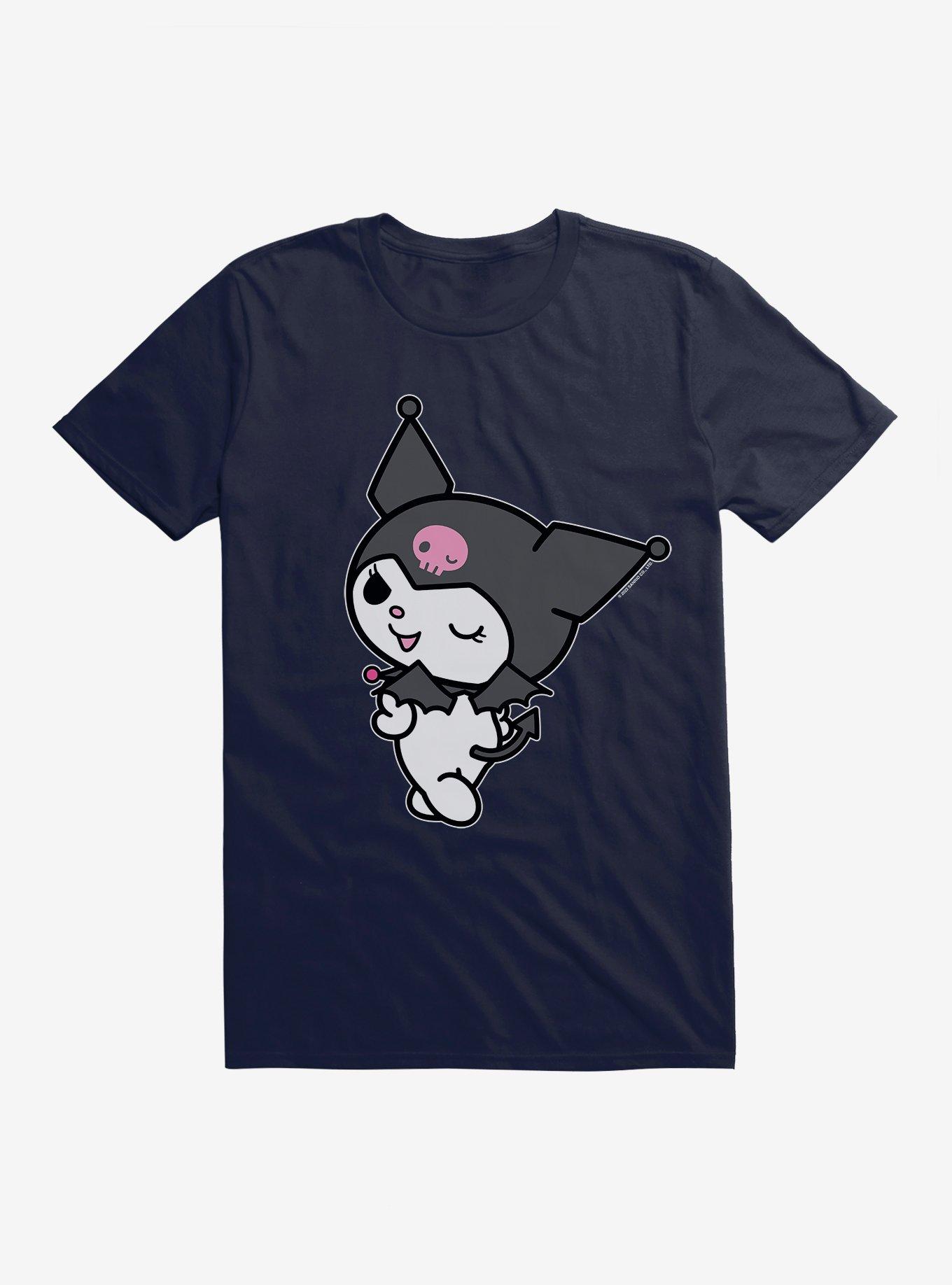 Kuromi Turning Wink T-Shirt, , hi-res