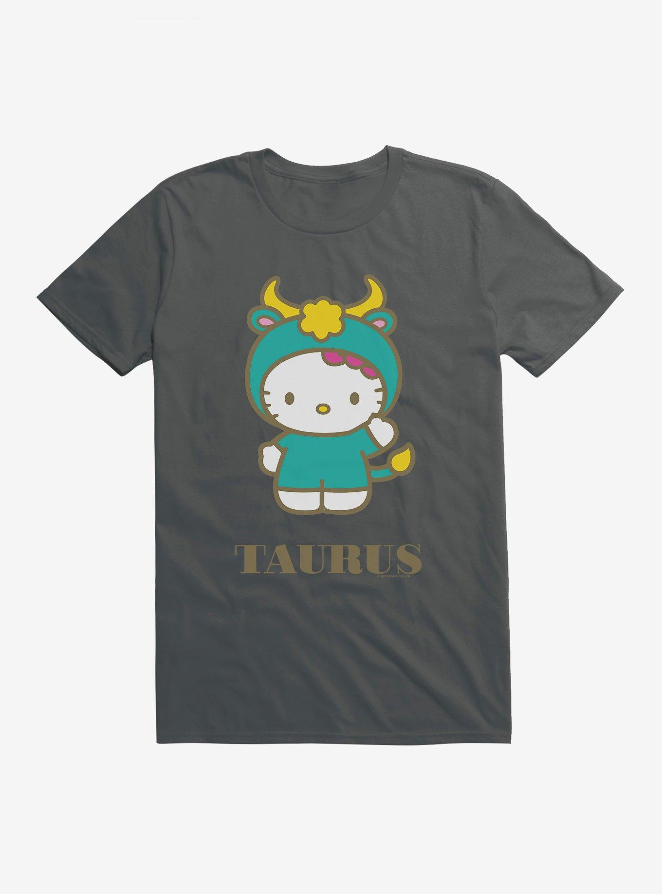 Hello Kitty Star Sign Taurus T-Shirt, DARK HEATHER, hi-res