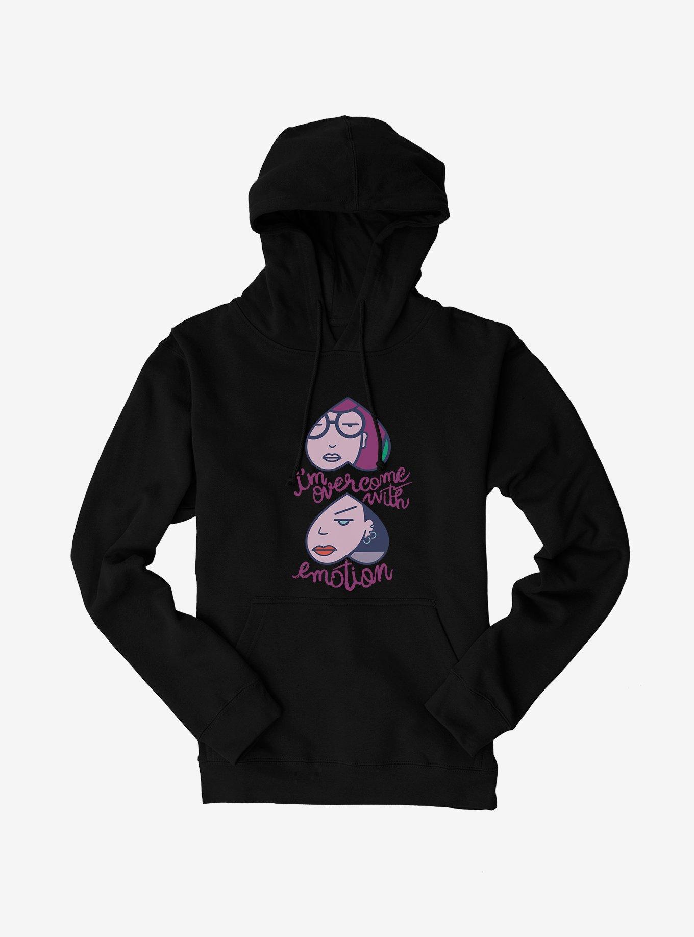 Daria Overcome with Emotion BFF Hearts Hoodie, , hi-res