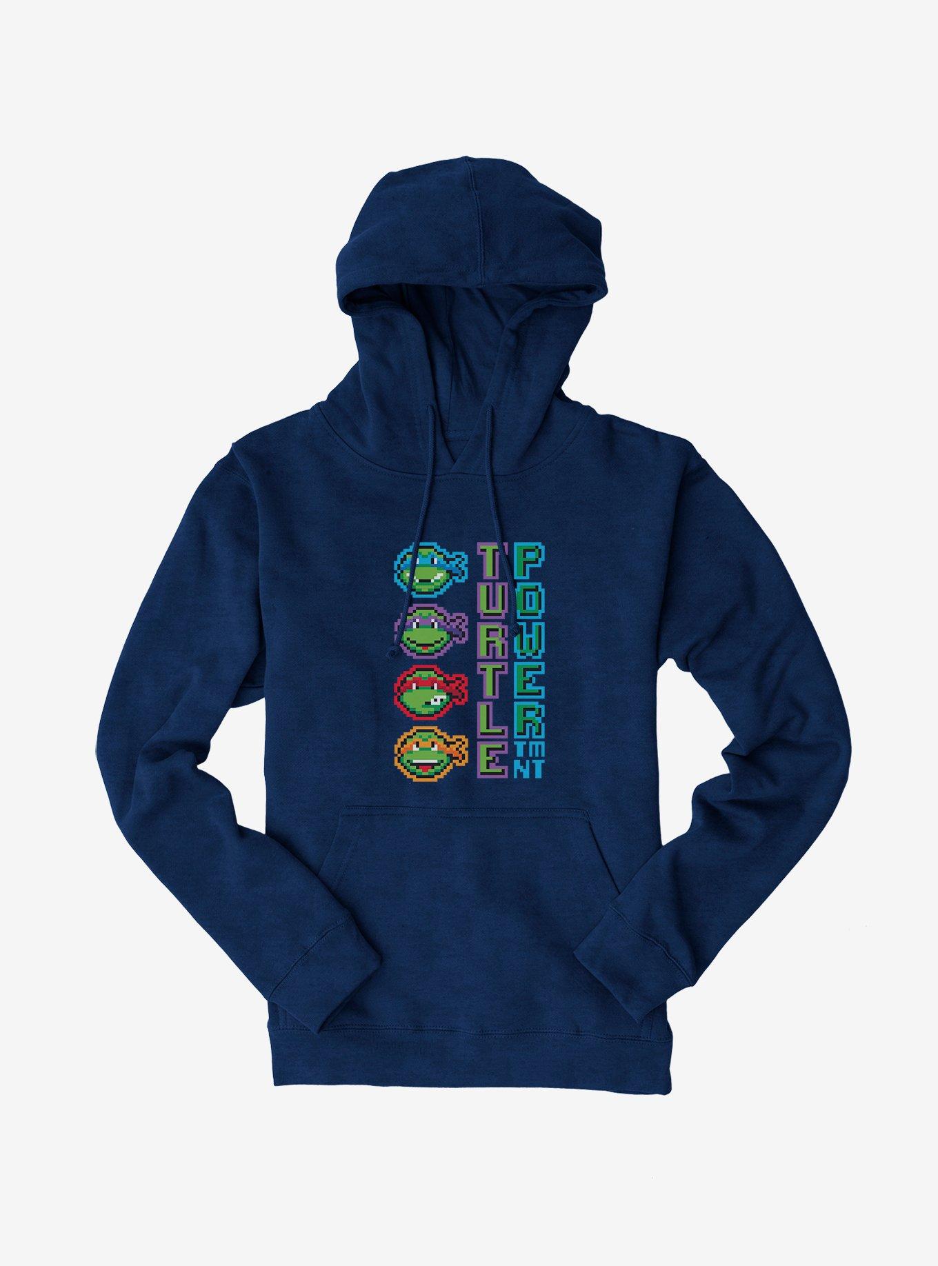 Teenage Mutant Ninja Turtles Pixelated Turtle Power Vertical Team Hoodie