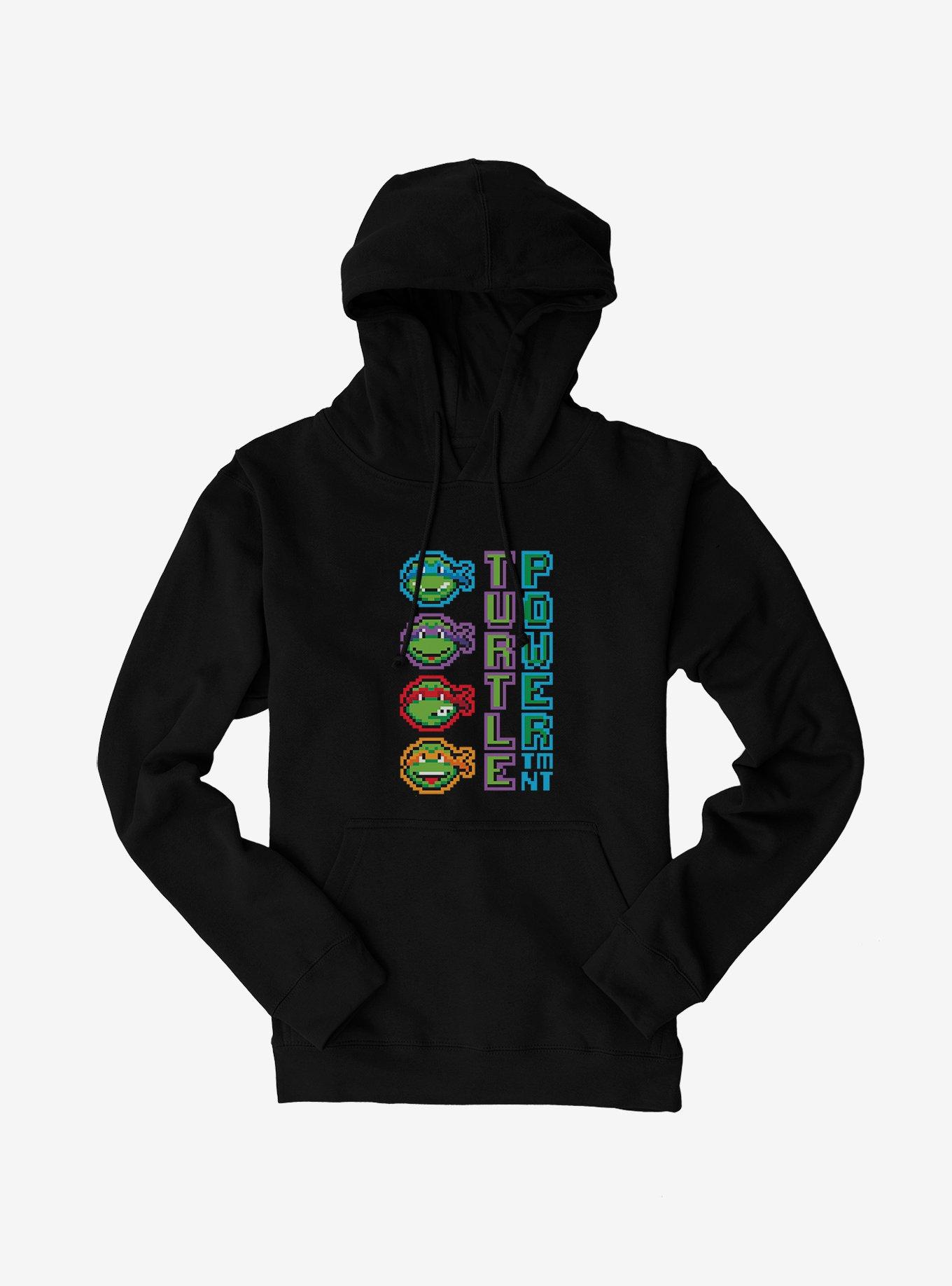 Teenage Mutant Ninja Turtles Pixelated Turtle Power Vertical Team Hoodie