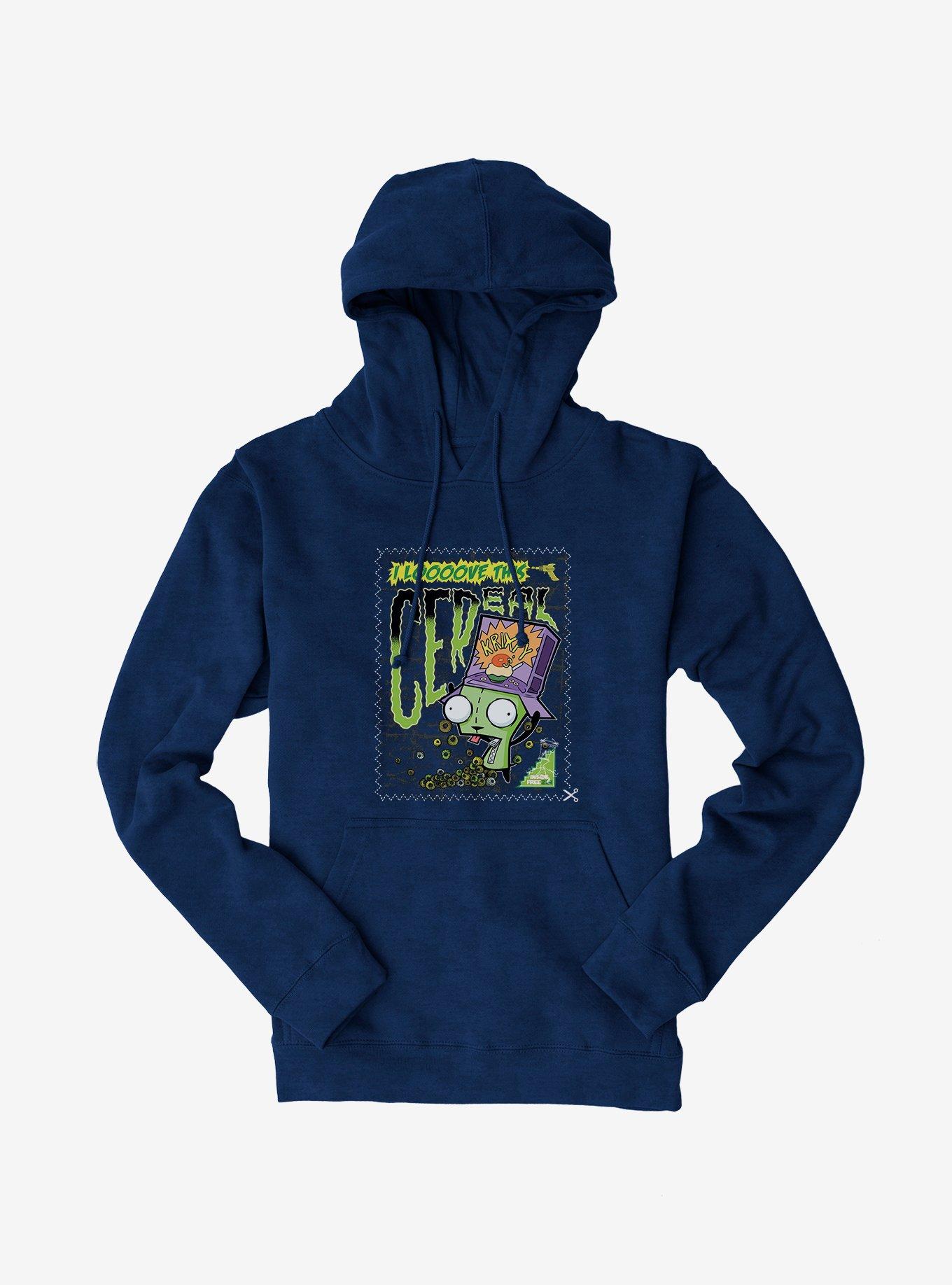 Invader Zim I Love This Cereal Hoodie