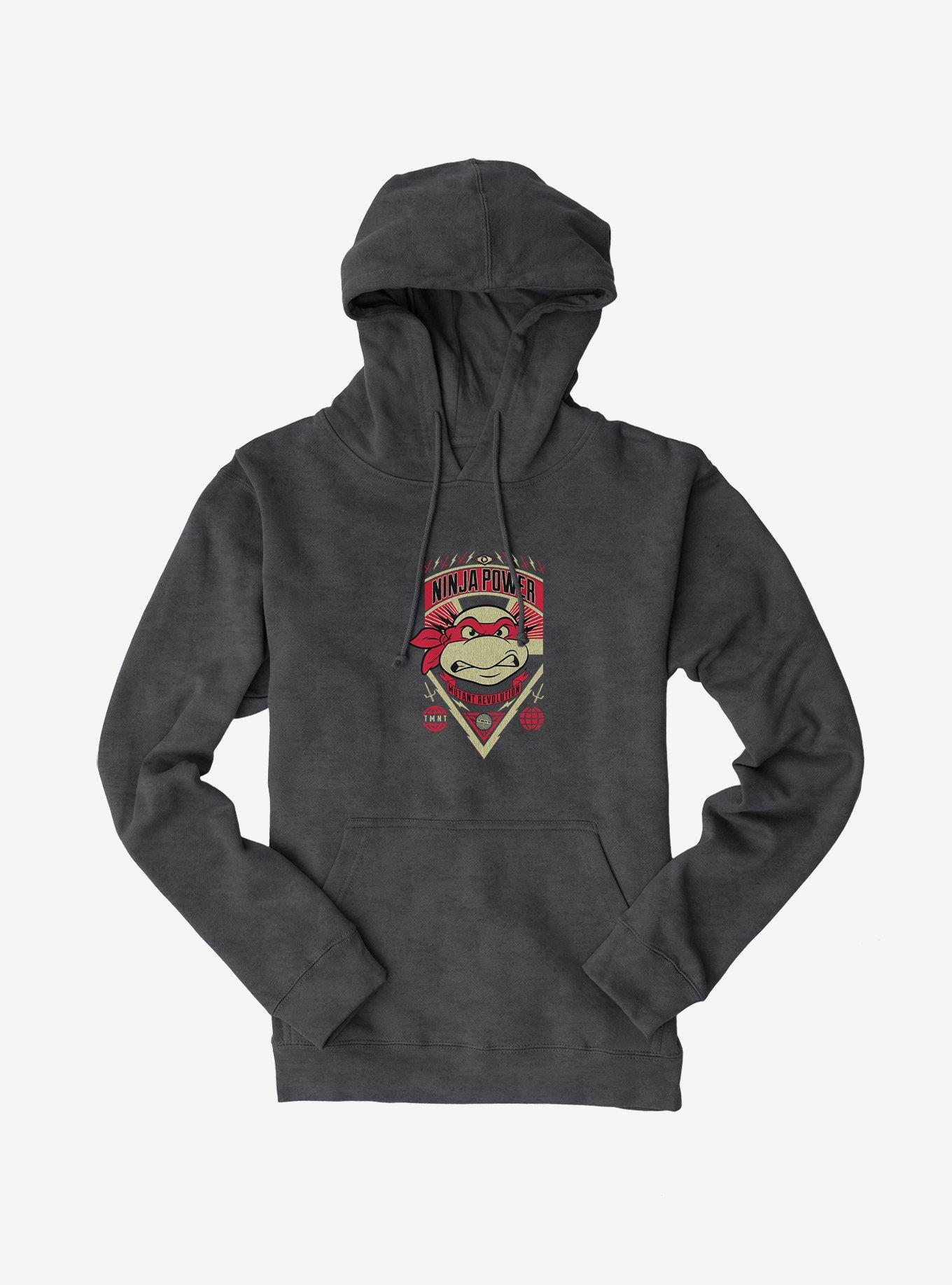 Teenage Mutant Ninja Turtles Raphael Ninja Power Mutant Revolution Mens Hoodie