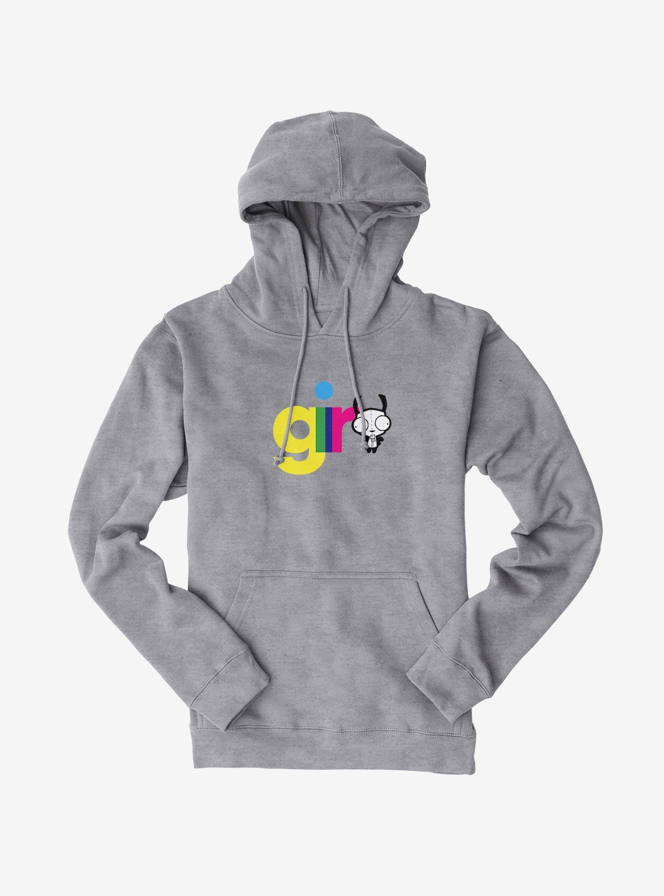 Invader Zim Gir Colors Hoodie, SPORT GRAY, hi-res