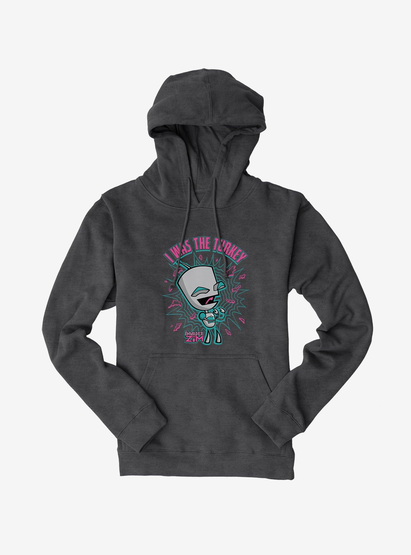 Invader Zim I Was The Turkey Hoodie, , hi-res