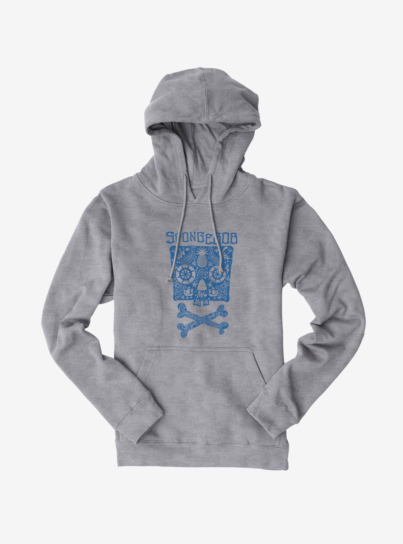 SpongeBob SquarePants Skulls And Bones SpongeBob Hoodie, , hi-res