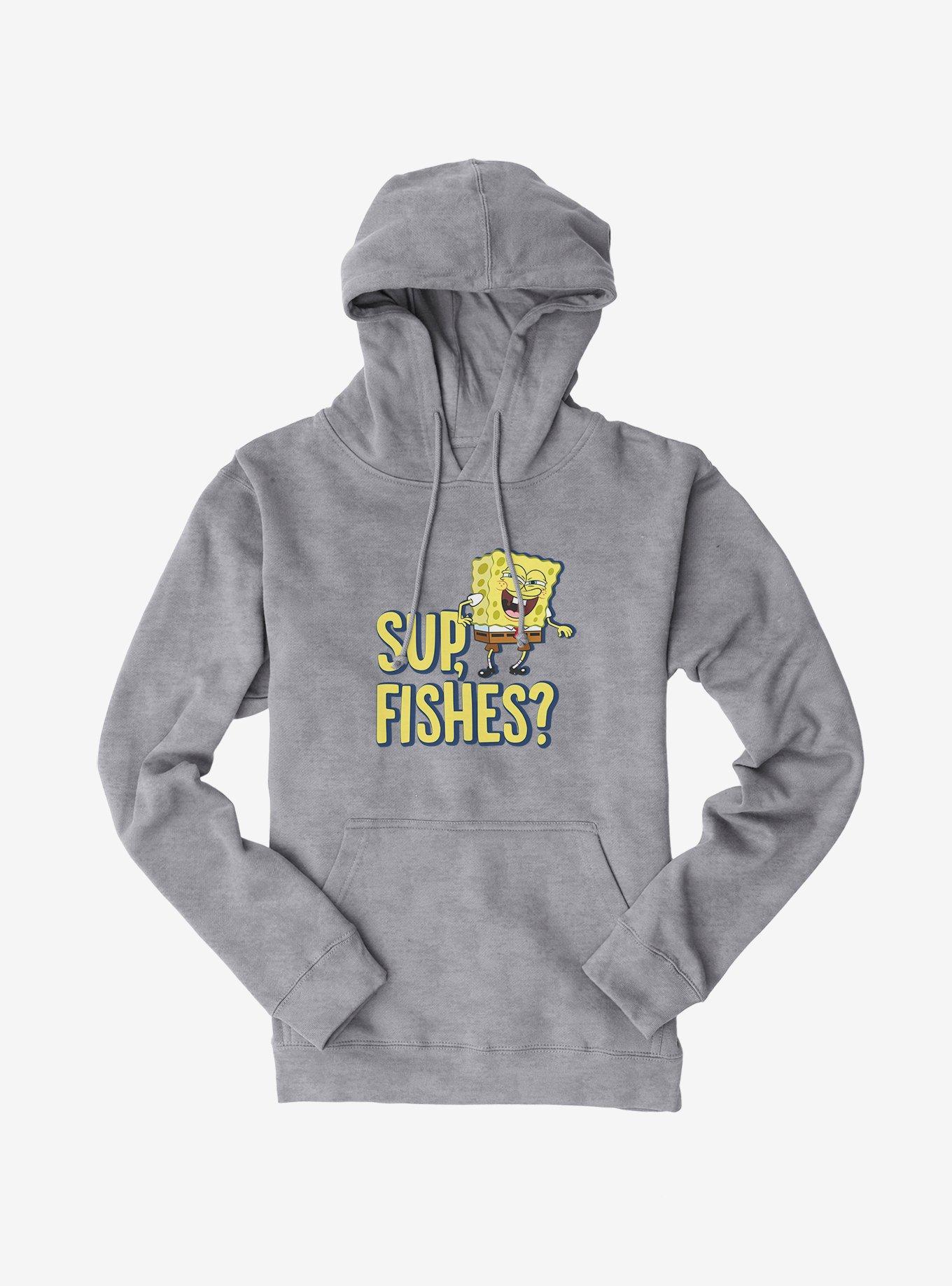 SpongeBob SquarePants Sup Fishes Hoodie, SPORT GRAY, hi-res