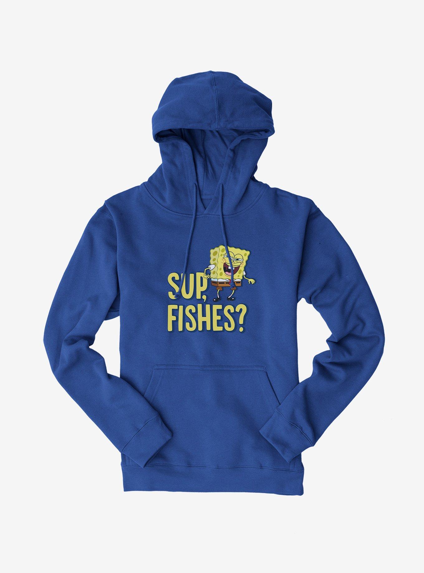 SpongeBob SquarePants Sup Fishes Hoodie, ROYAL, hi-res