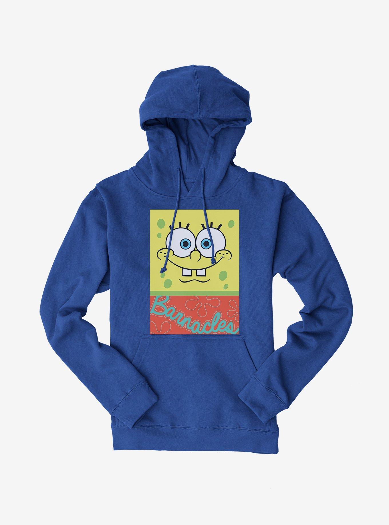 SpongeBob SquarePants Barnacles Square Hoodie, ROYAL, hi-res
